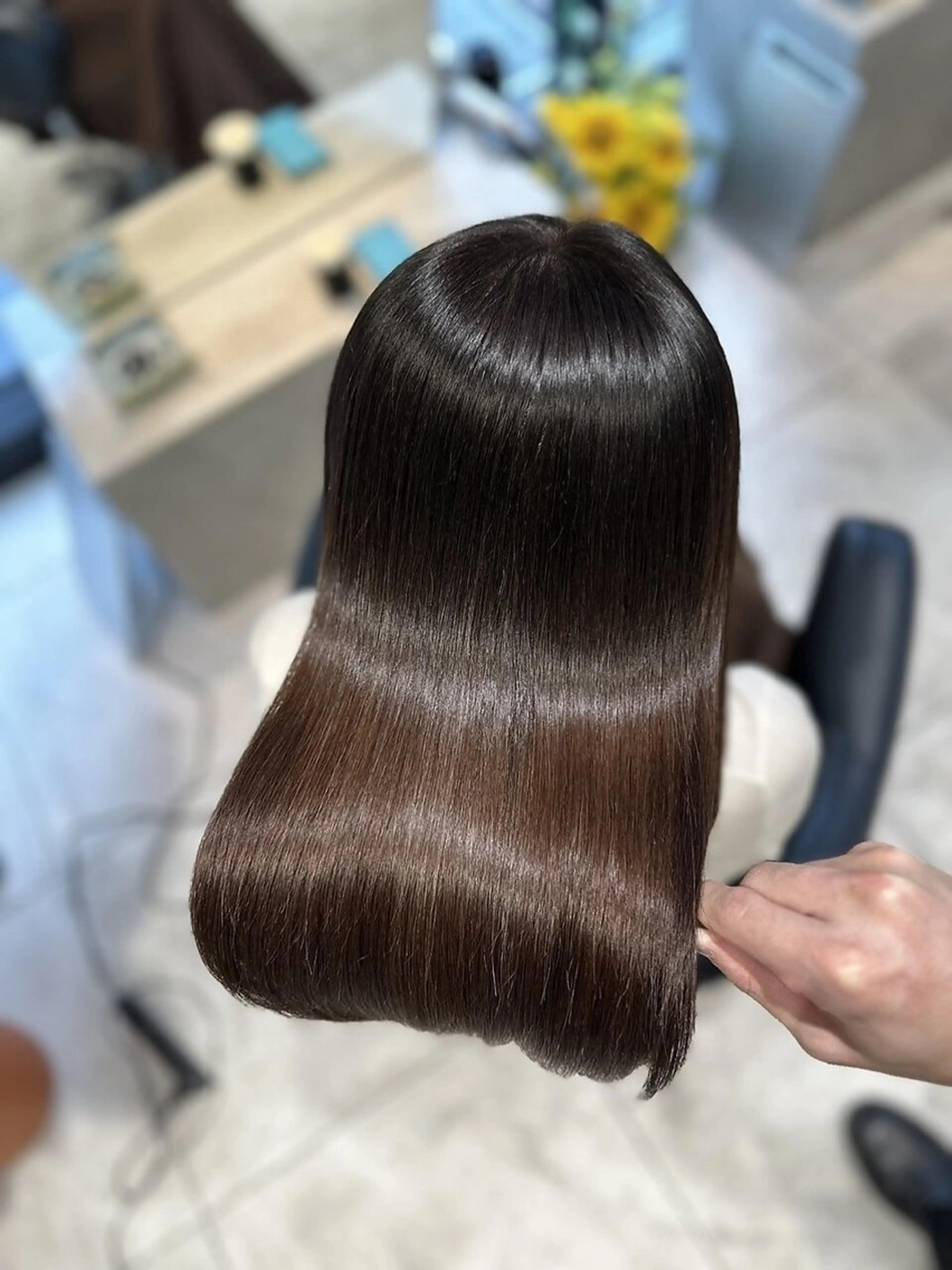 ロング カット 縮毛矯正 トリートメント 艶髪🫧美髪特化 関口太郎のヘアスタイル