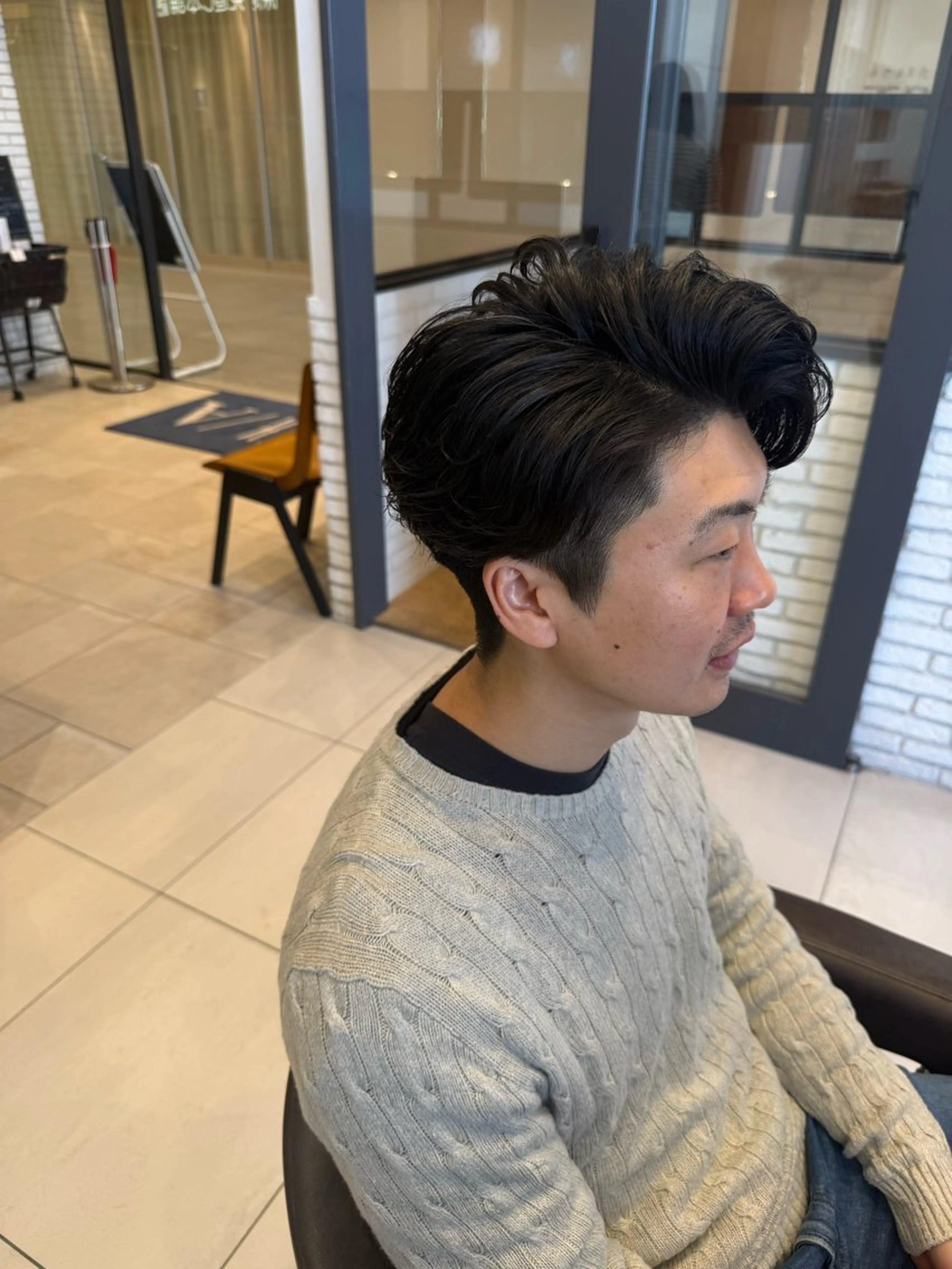 ショート カット パーマ HARE&MAKE EARTH 草津エイスクエア店所属・ヒラタ ソウタのヘアスタイル