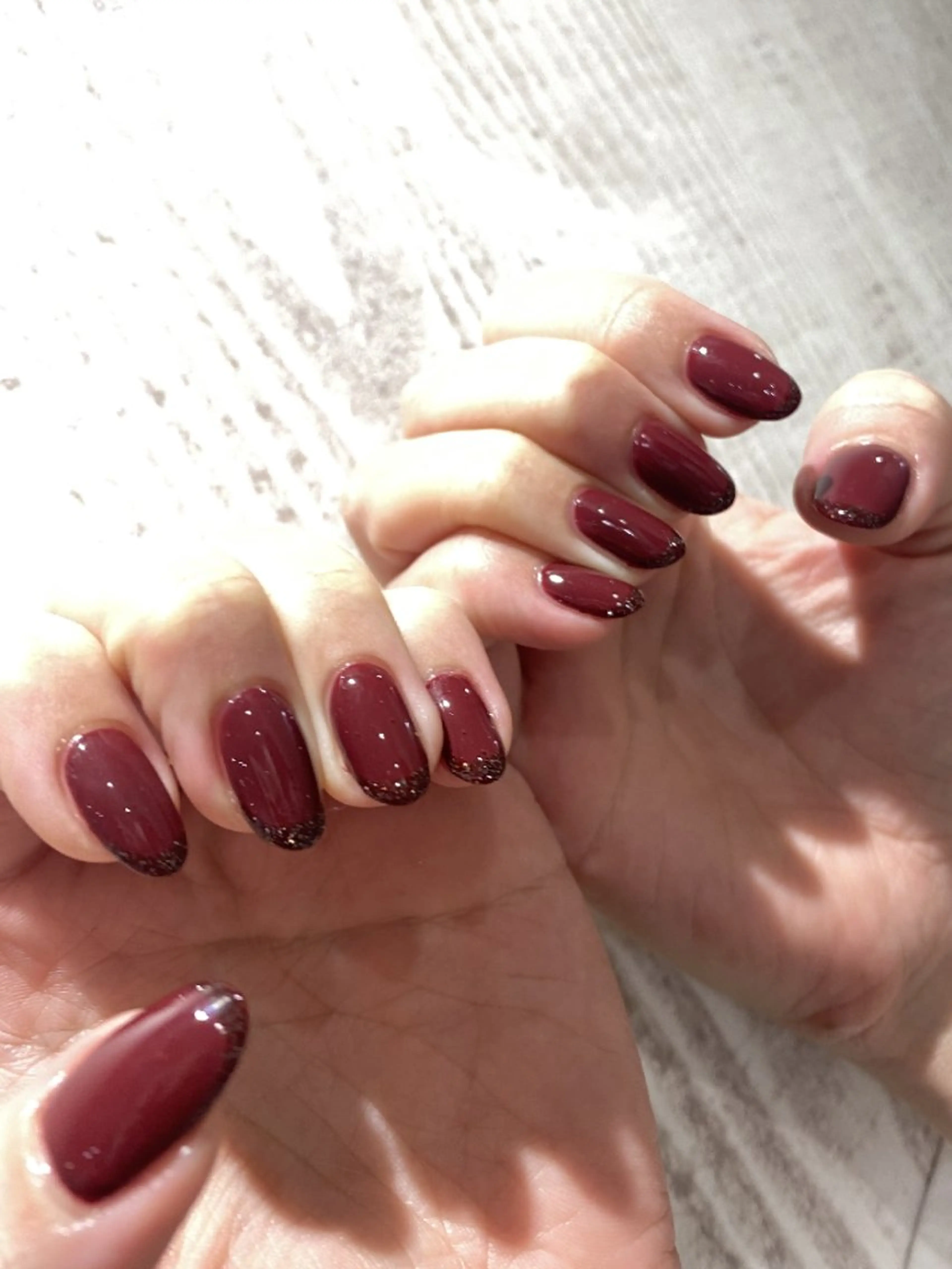 ネイル ラメ(グリッター) ワンカラーネイル 冬ネイル クリスマス ハンドネイル 15（土）12時30 残り1枠空きあり‼️のネイルデザイン