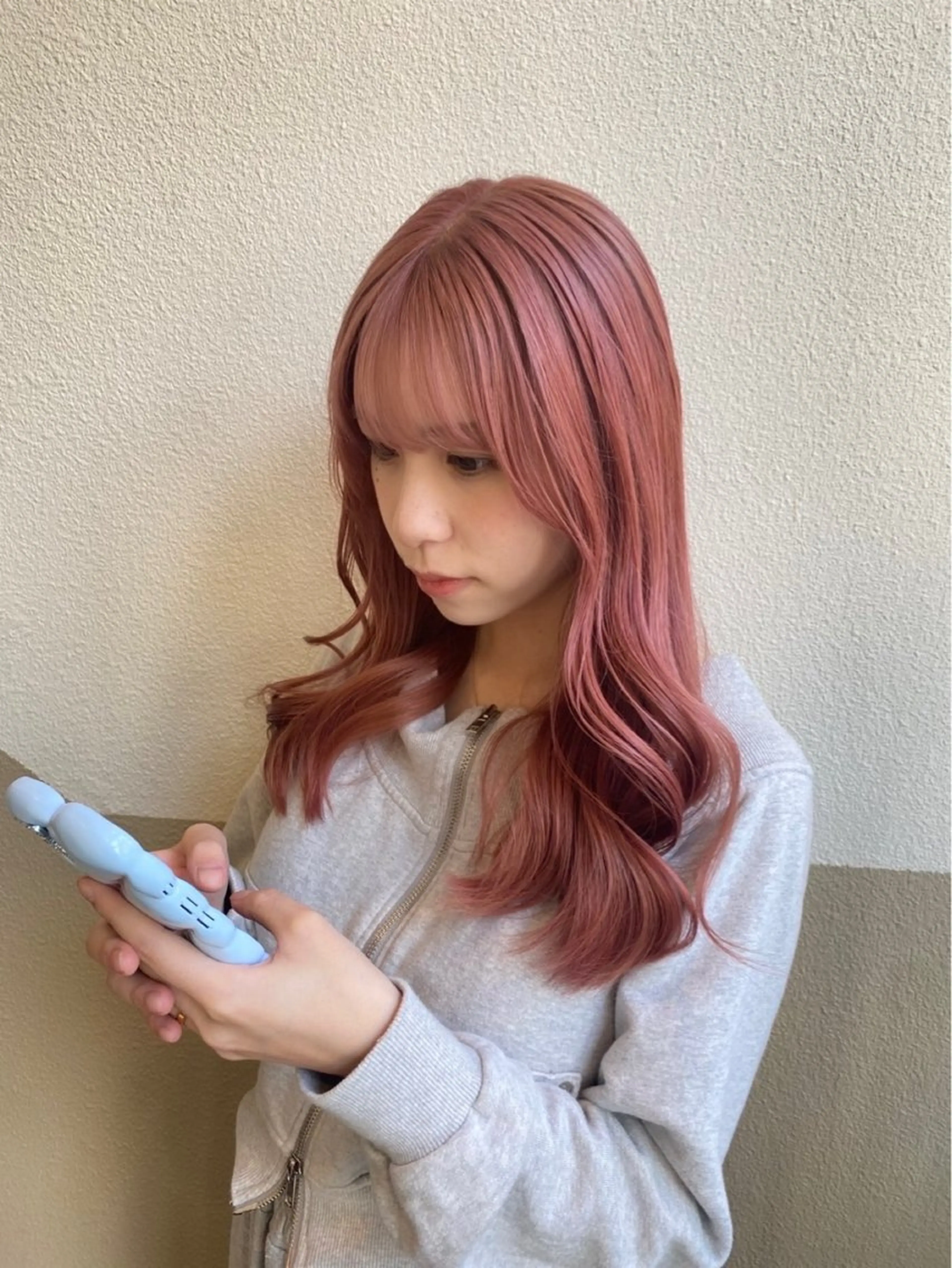 ロング カラー ヘアカラー トリートメント 透明感カラー/ 小顔カット/ミヅキのヘアスタイル