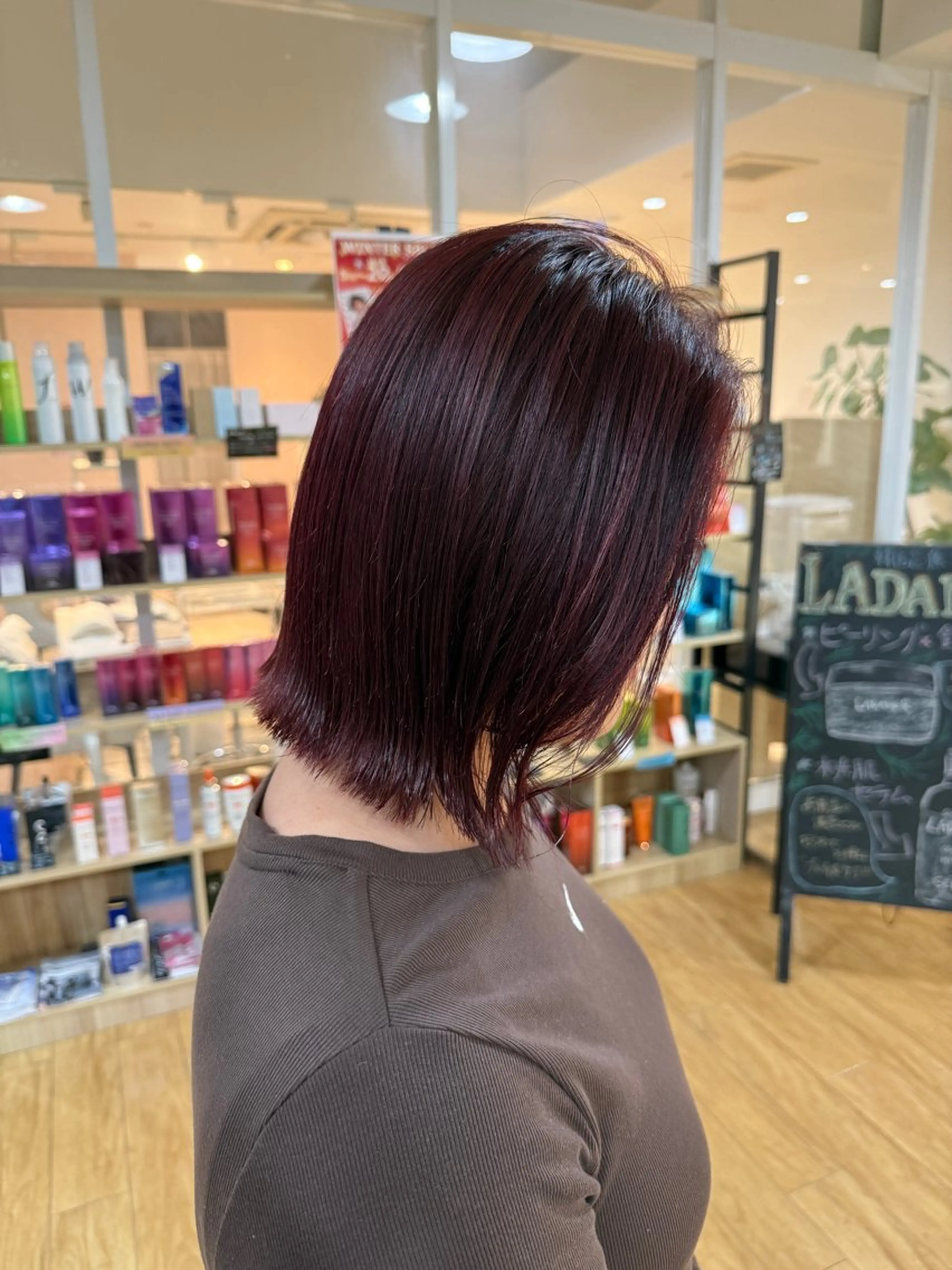 ショート カラー カット ヘアカラー トリートメント 鹿児島 聖来のヘアスタイル