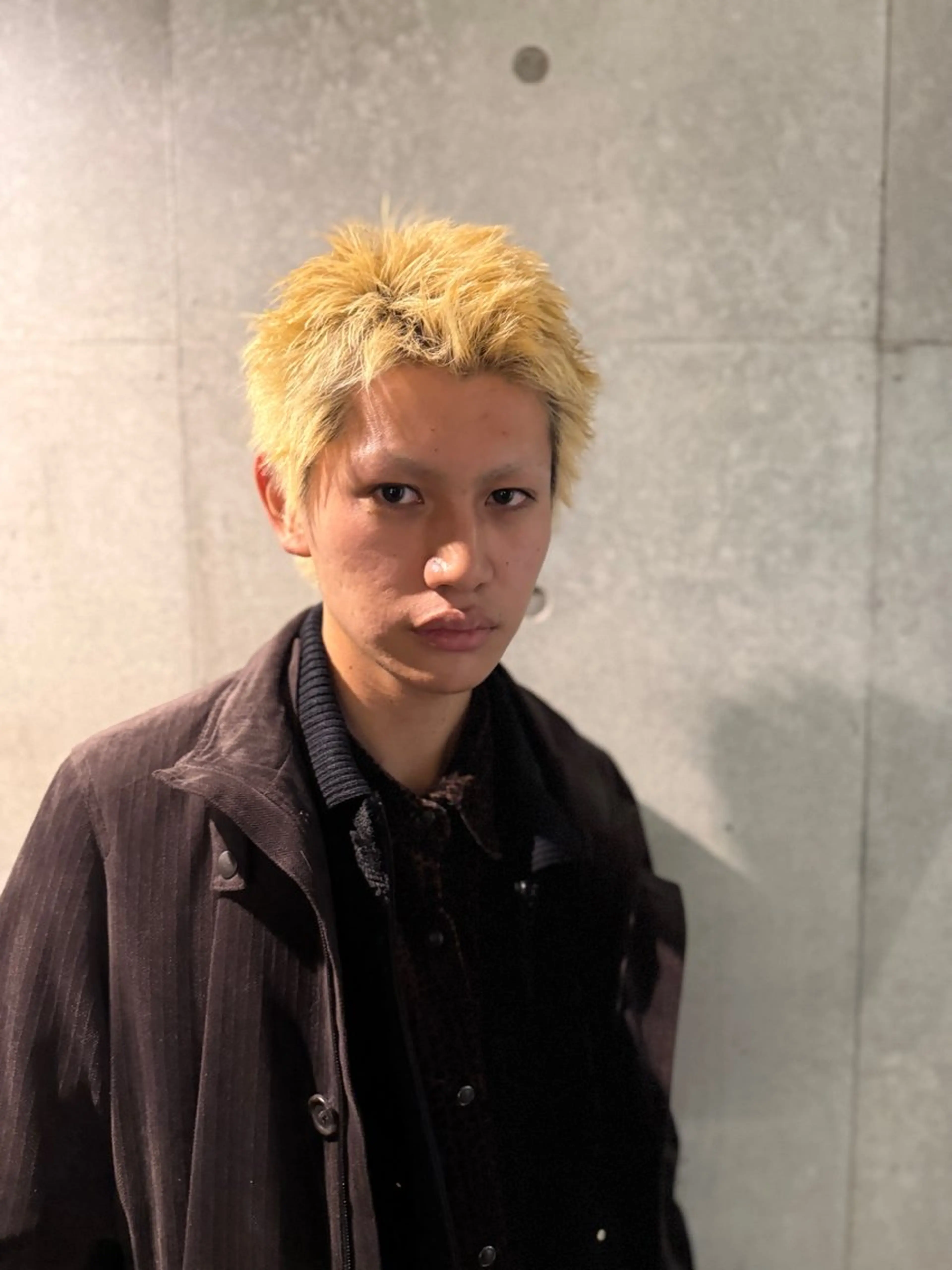 ショート メンズ カット casi所属・メンズパーマ／ボブ 星本広海のヘアスタイル