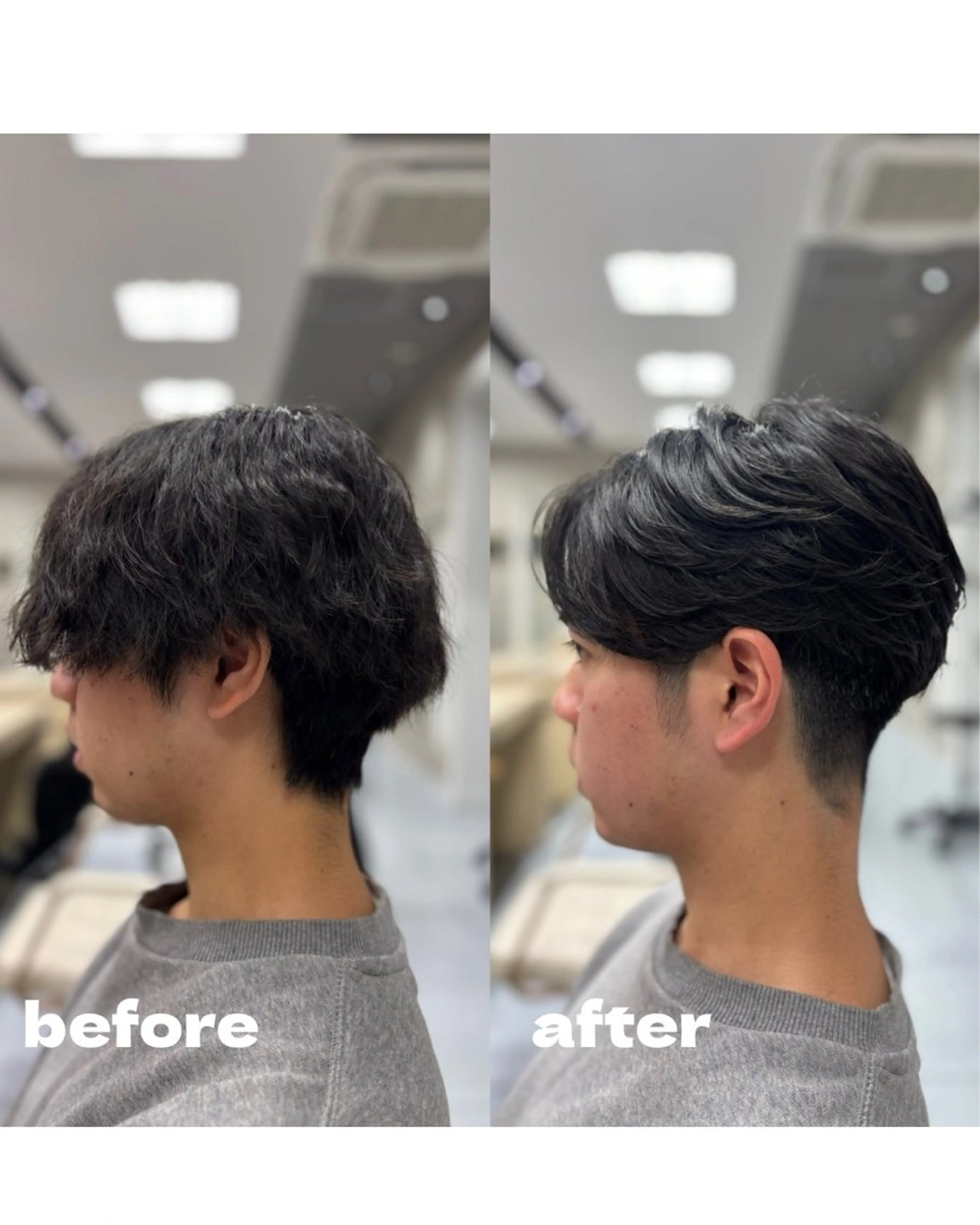 ショート パーマ メンズ カット パーマ メンズ特化韓国風 パーマスタイル/りんのヘアスタイル