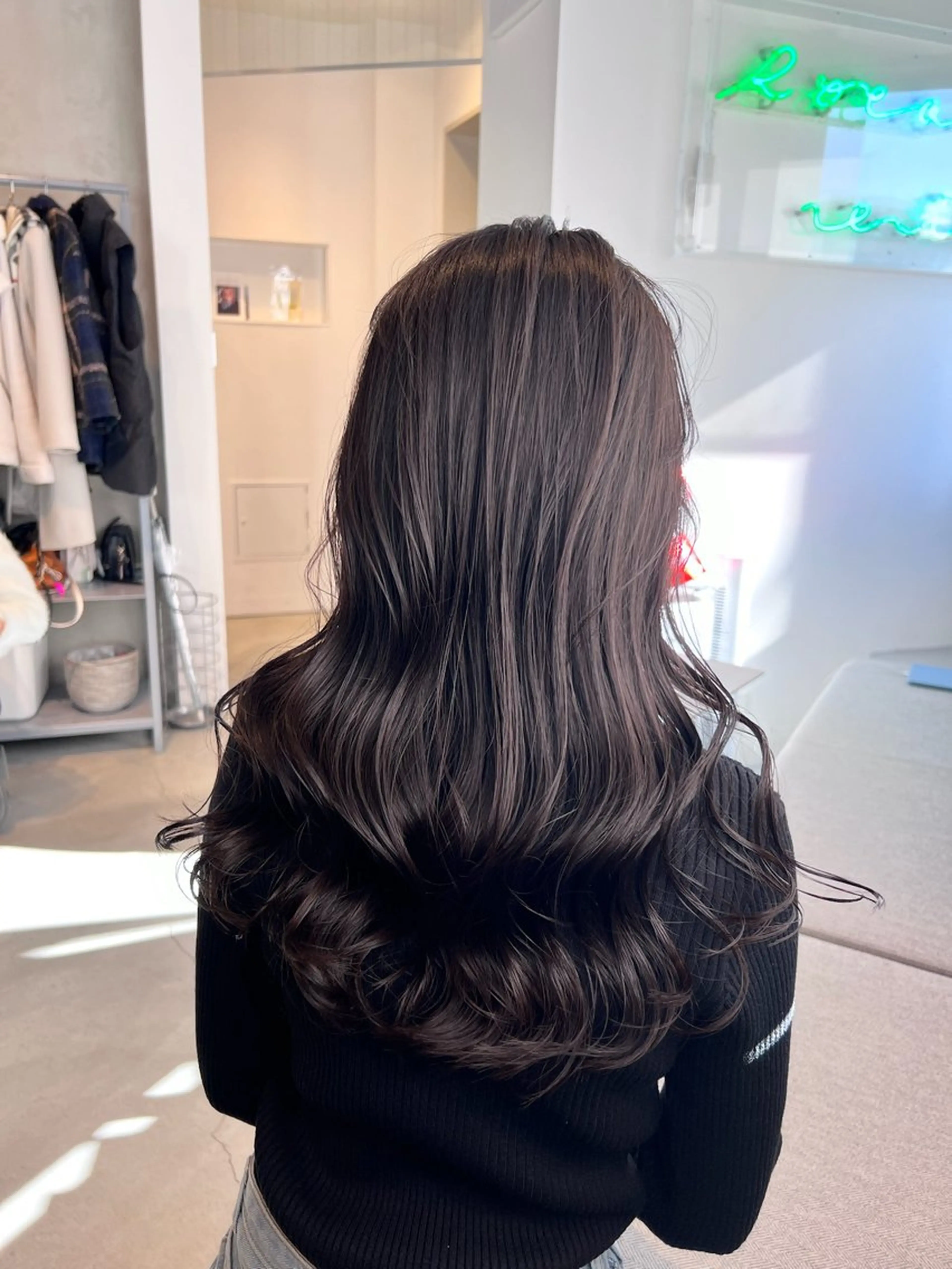 ロング カラー カット ヘアカラー トリートメント 🌐👽フクイ キララ🌎💎のヘアスタイル