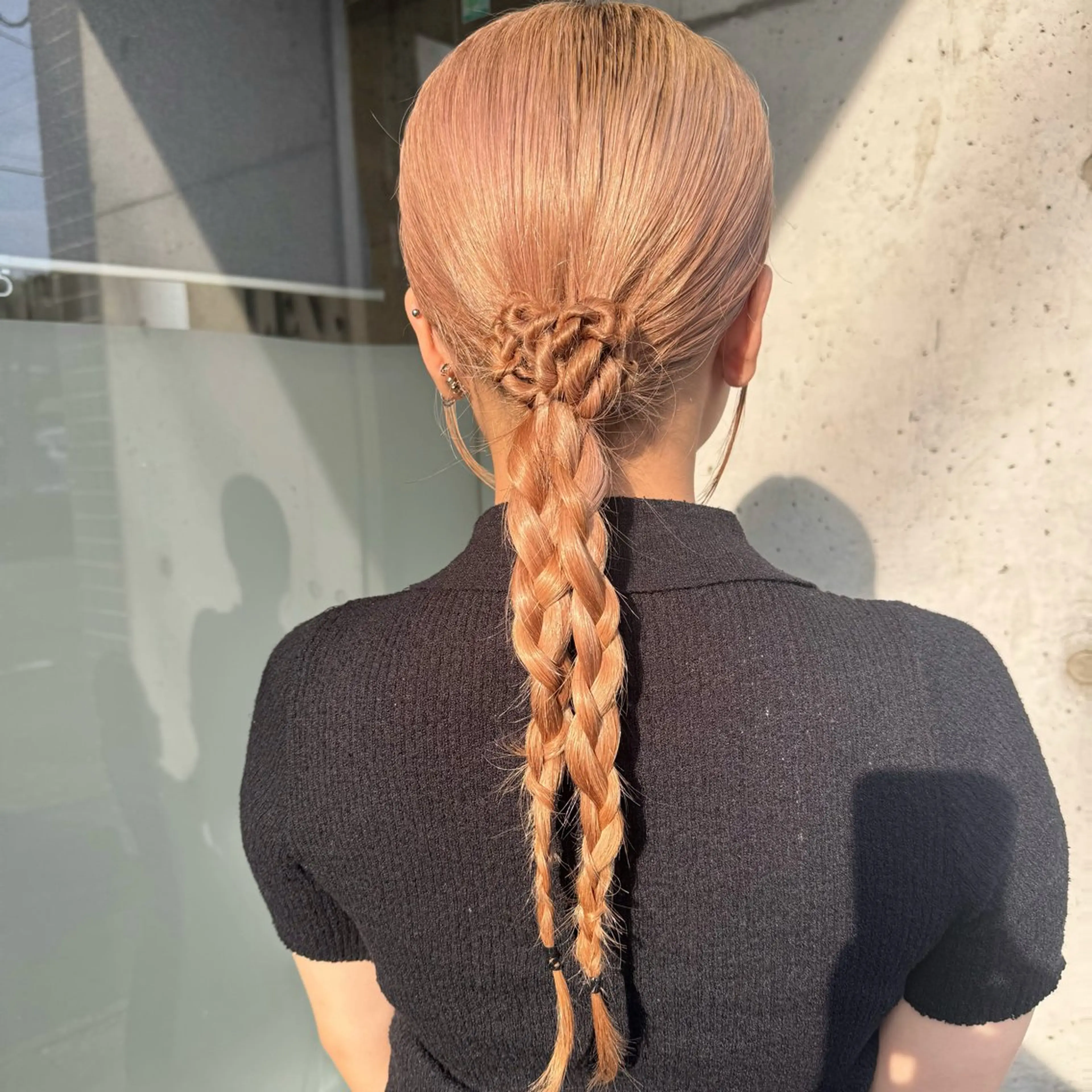 ロング ヘアセット 会田有紀 /切りっぱなしボブのヘアスタイル