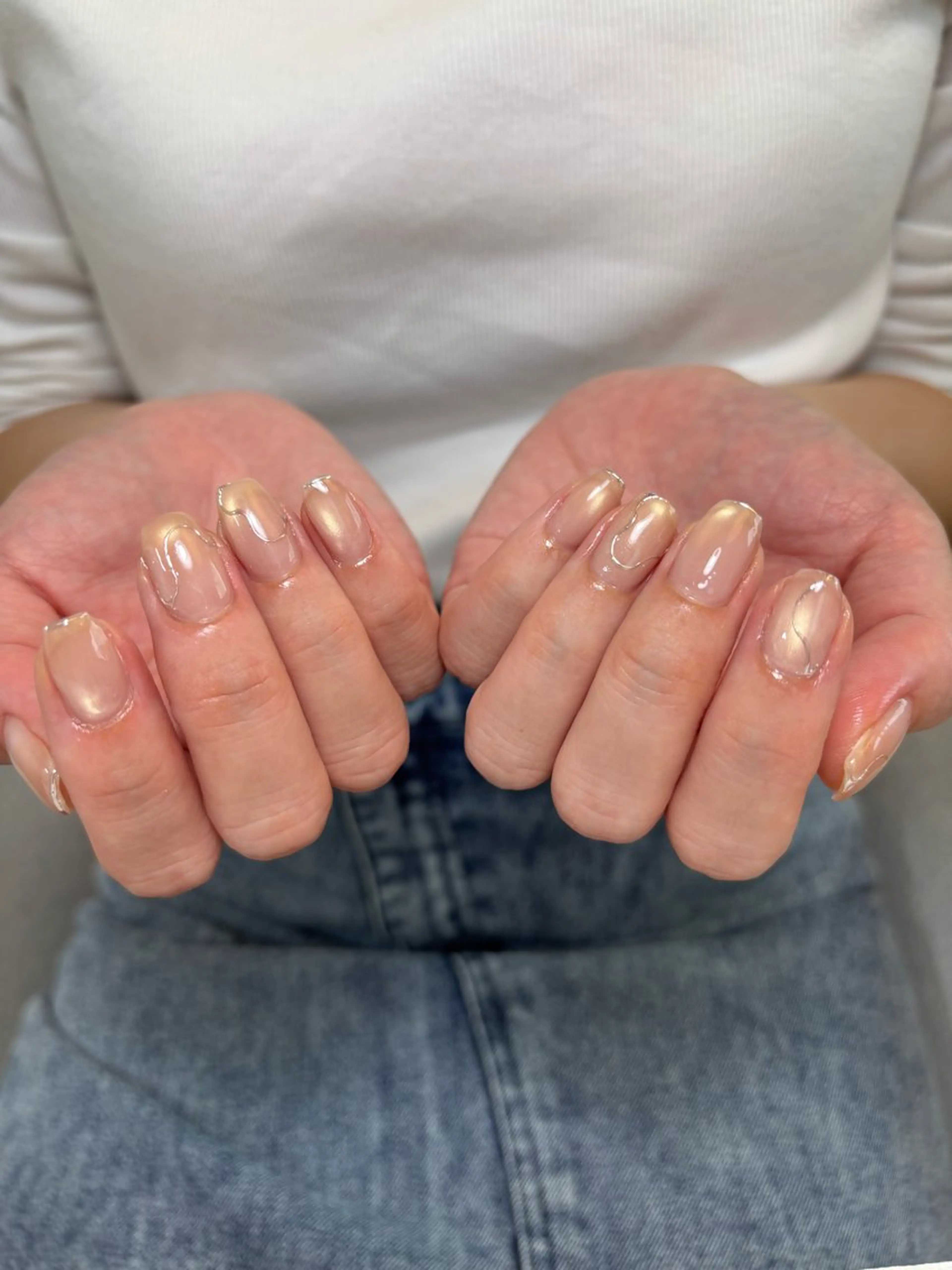 ネイル フレンチネイル 持ち込み ハンドネイル is.nail 🌷sonokoのネイルデザイン