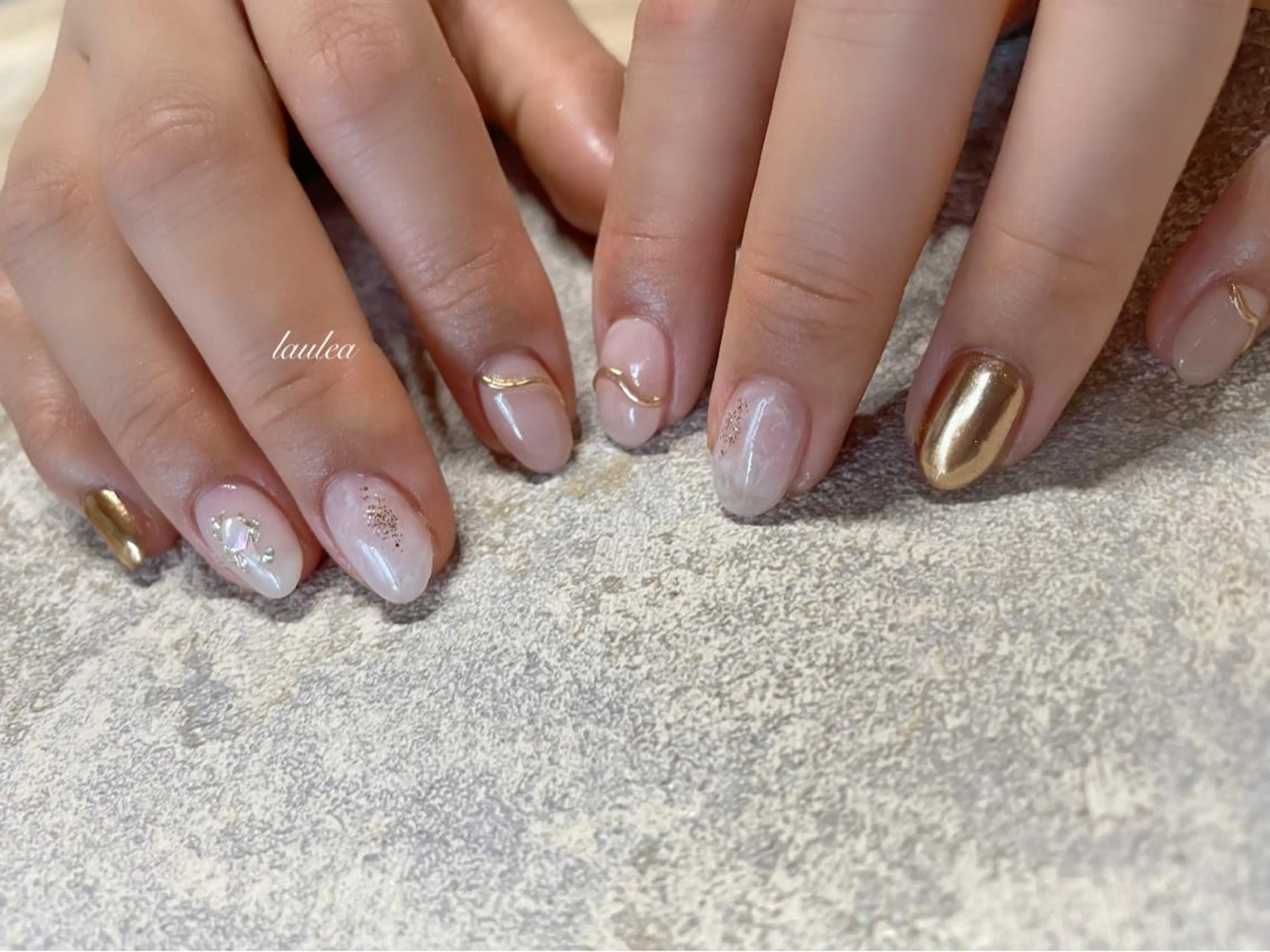 ロング ネイル ハンドネイル nagase yumiのネイルデザイン