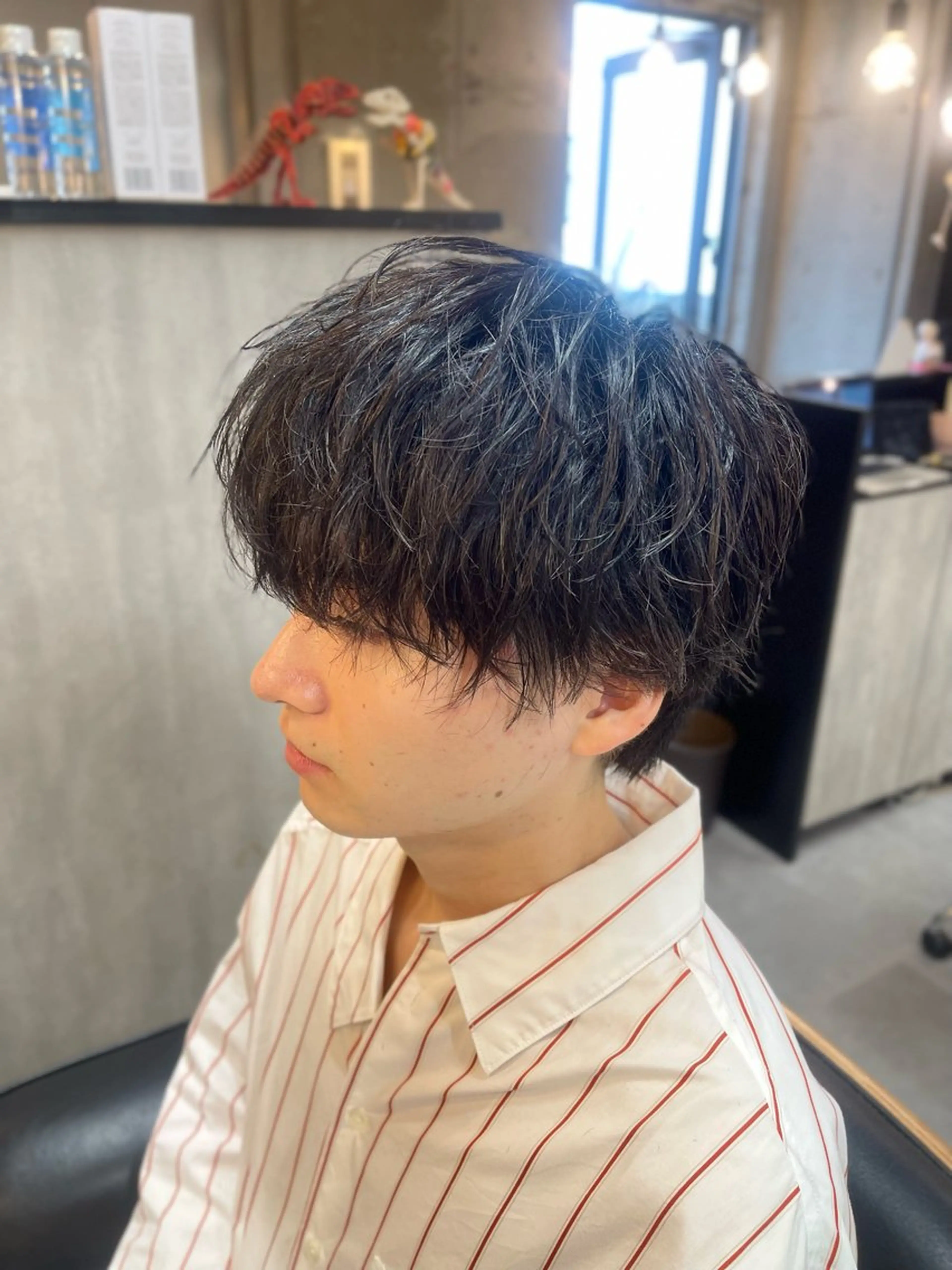 メンズ メンズパーマ カット パーマ Men's hair NoN所属・ヤスムラ コウイチのヘアスタイル