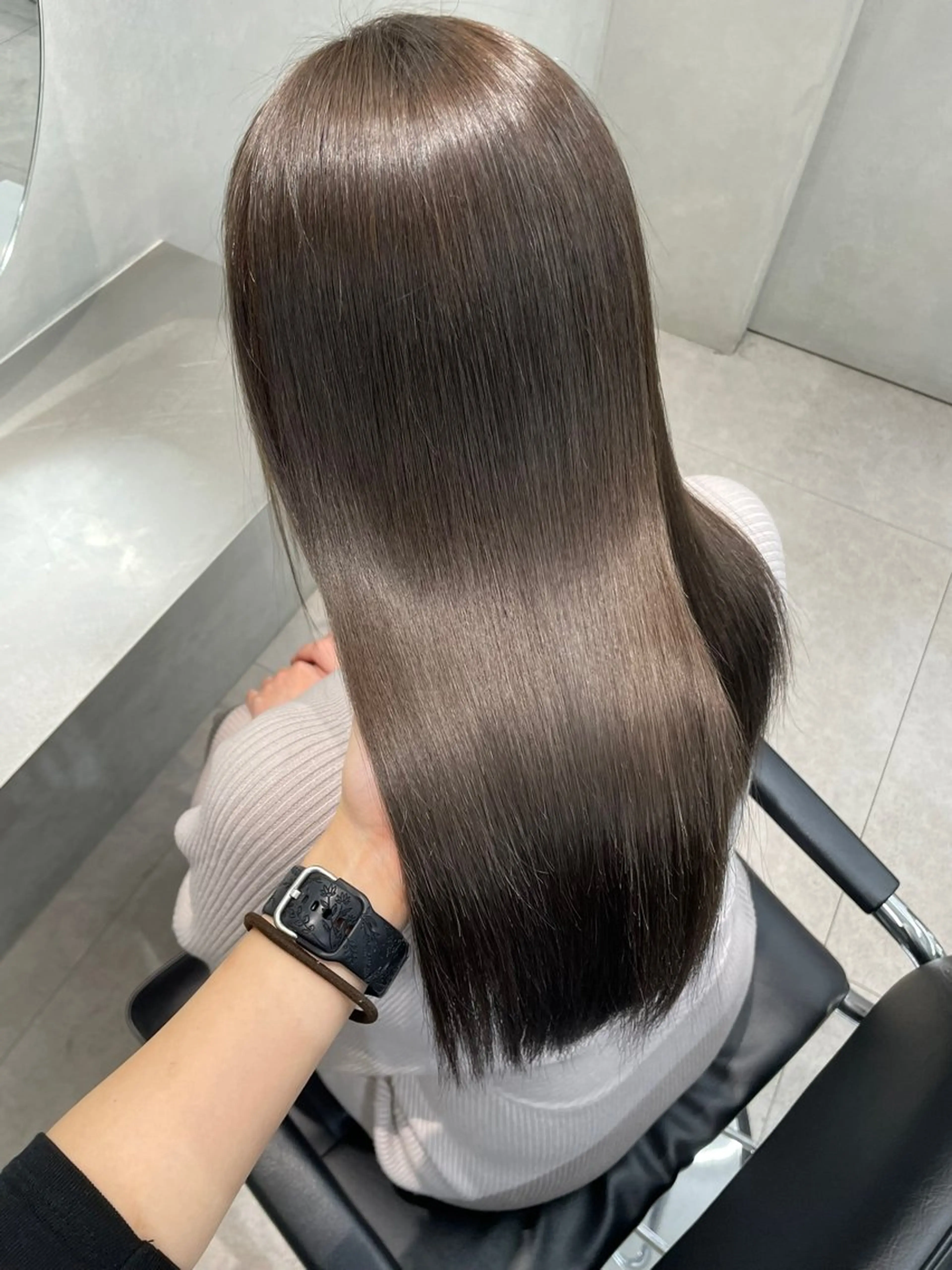 🎀ワンカラー+髪質改善ケラチントリートメント🎀の写真