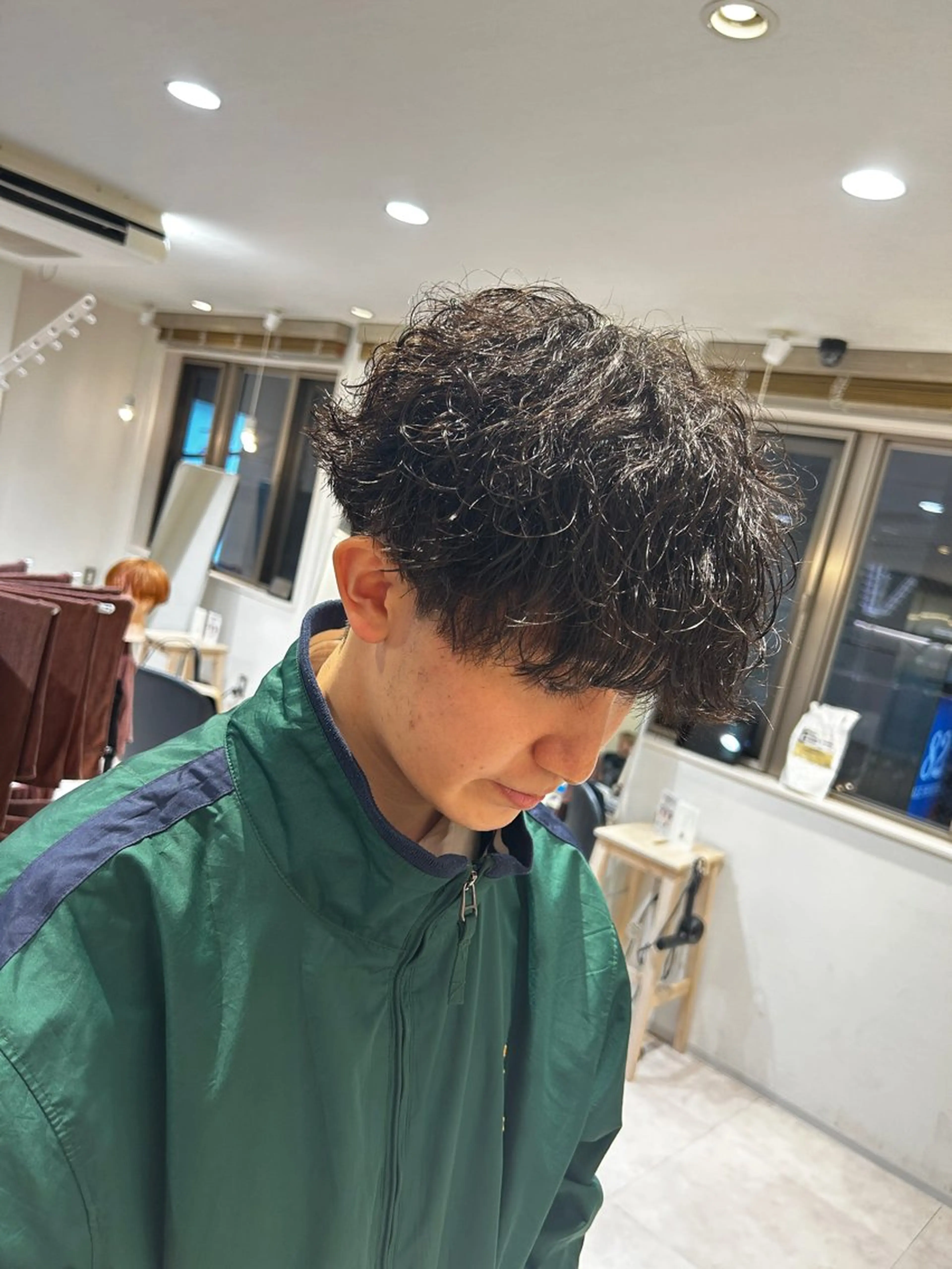 ショート パーマ メンズ AI TOKYO  横浜店所属・メンズ支持数No.1 👑リュウ👑のヘアスタイル