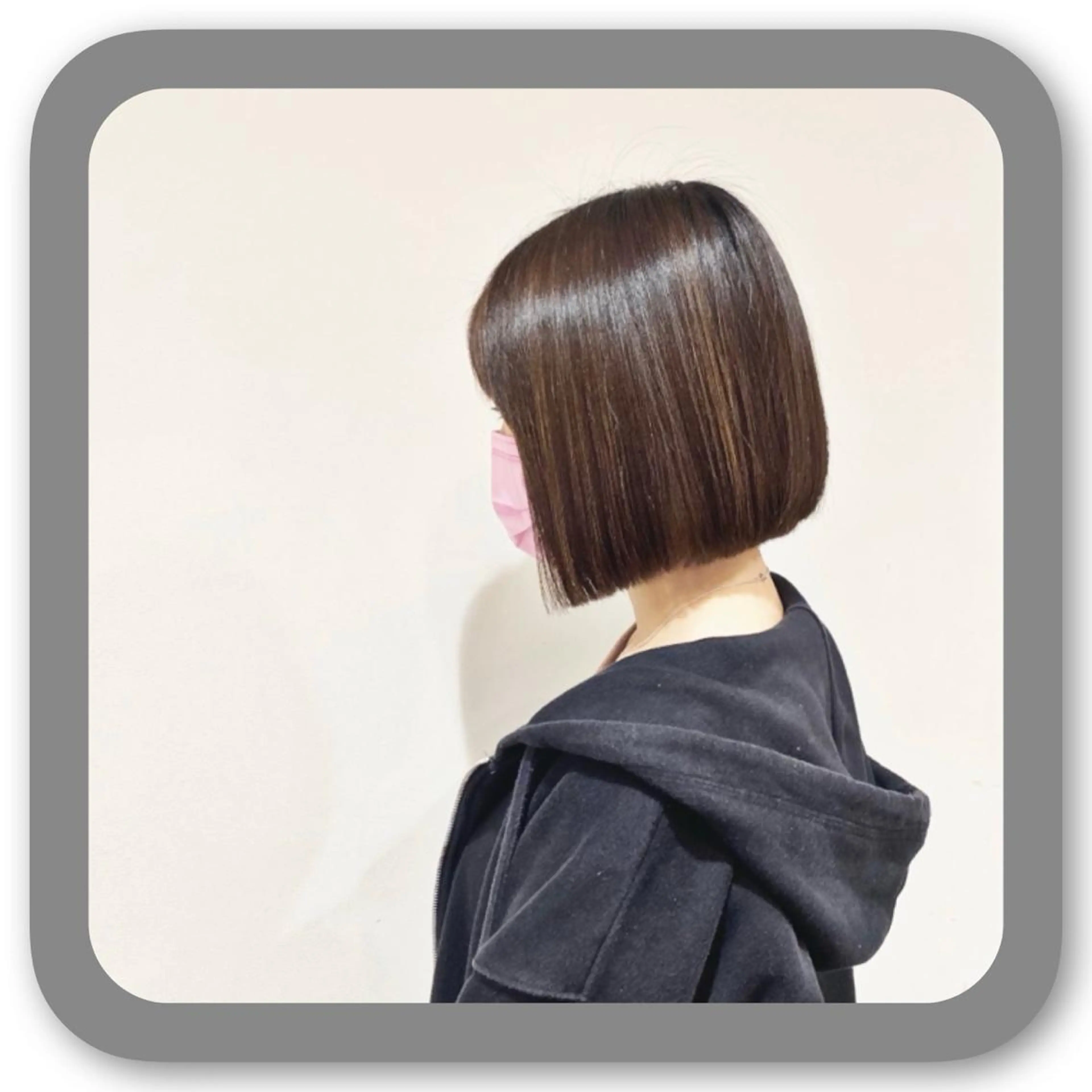 ショート アッシュ ボブ 髪質改善 レイヤーカット ショートヘア カット ショート〜ミディアム 喜多司のヘアスタイル