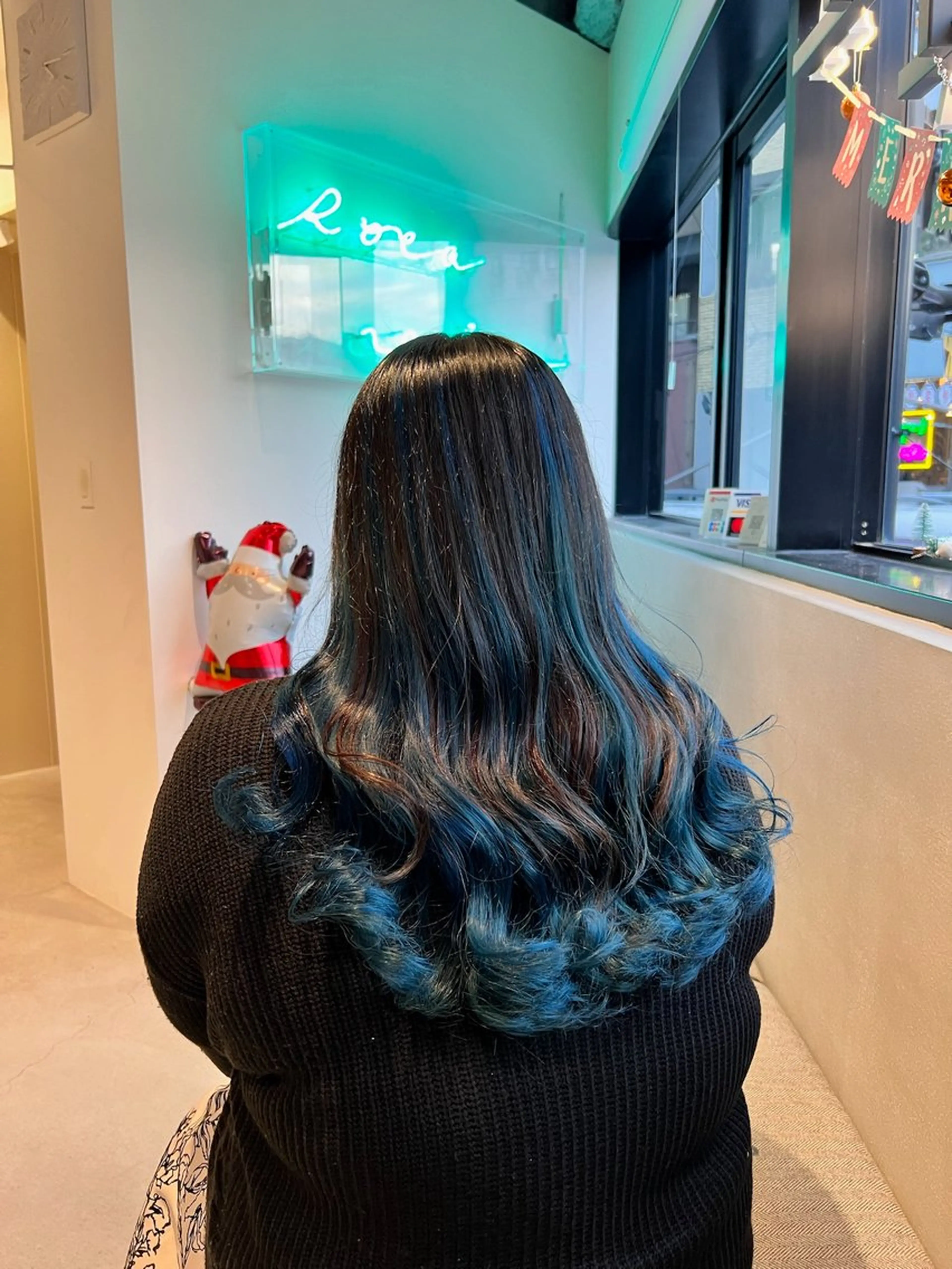 ロング カラー カット ヘアカラー トリートメント 🌐👽フクイ キララ🌎💎のヘアスタイル