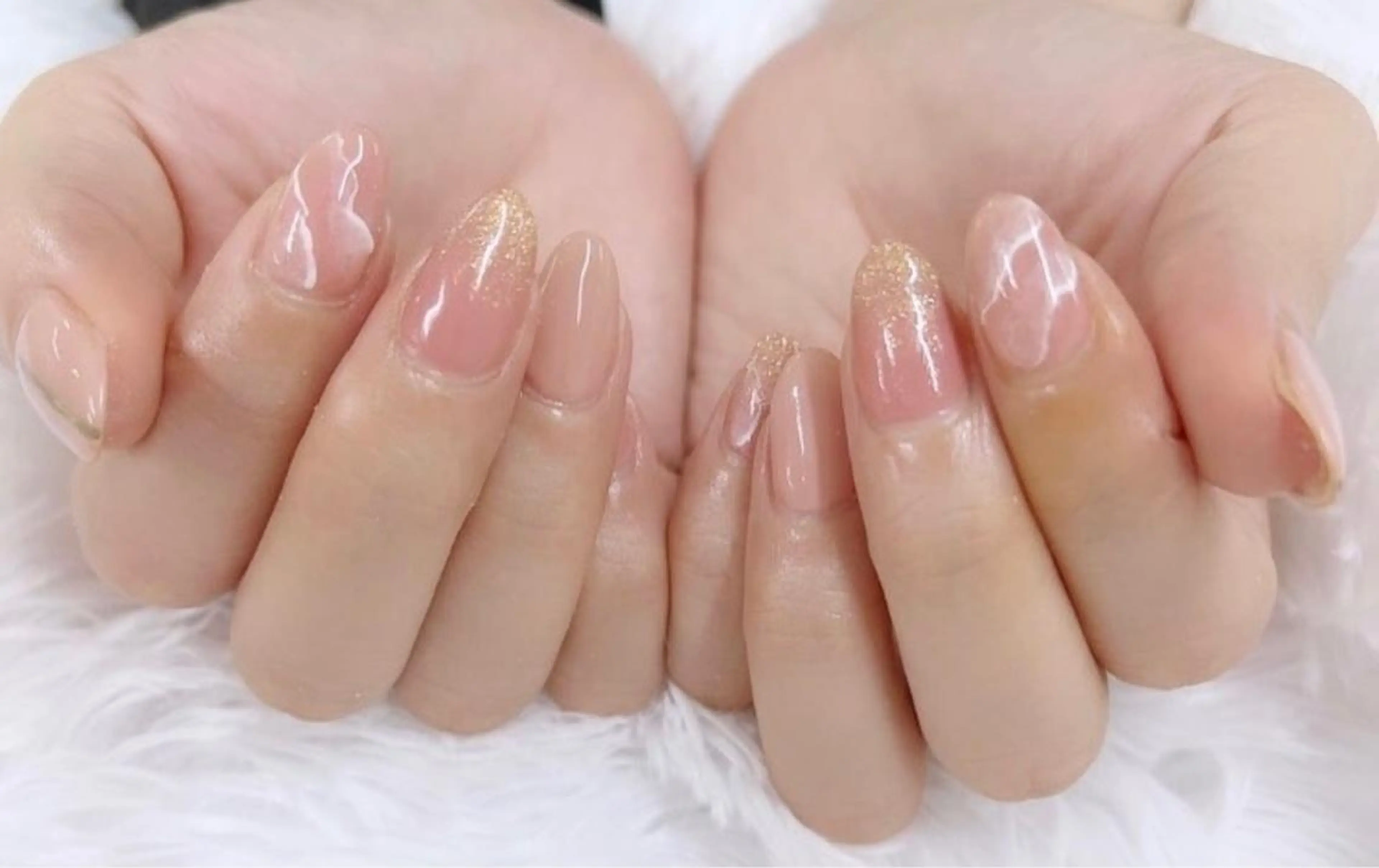 ネイル ニュアンスネイル ハンドネイル はあとねいる 安佐南店のネイルデザイン