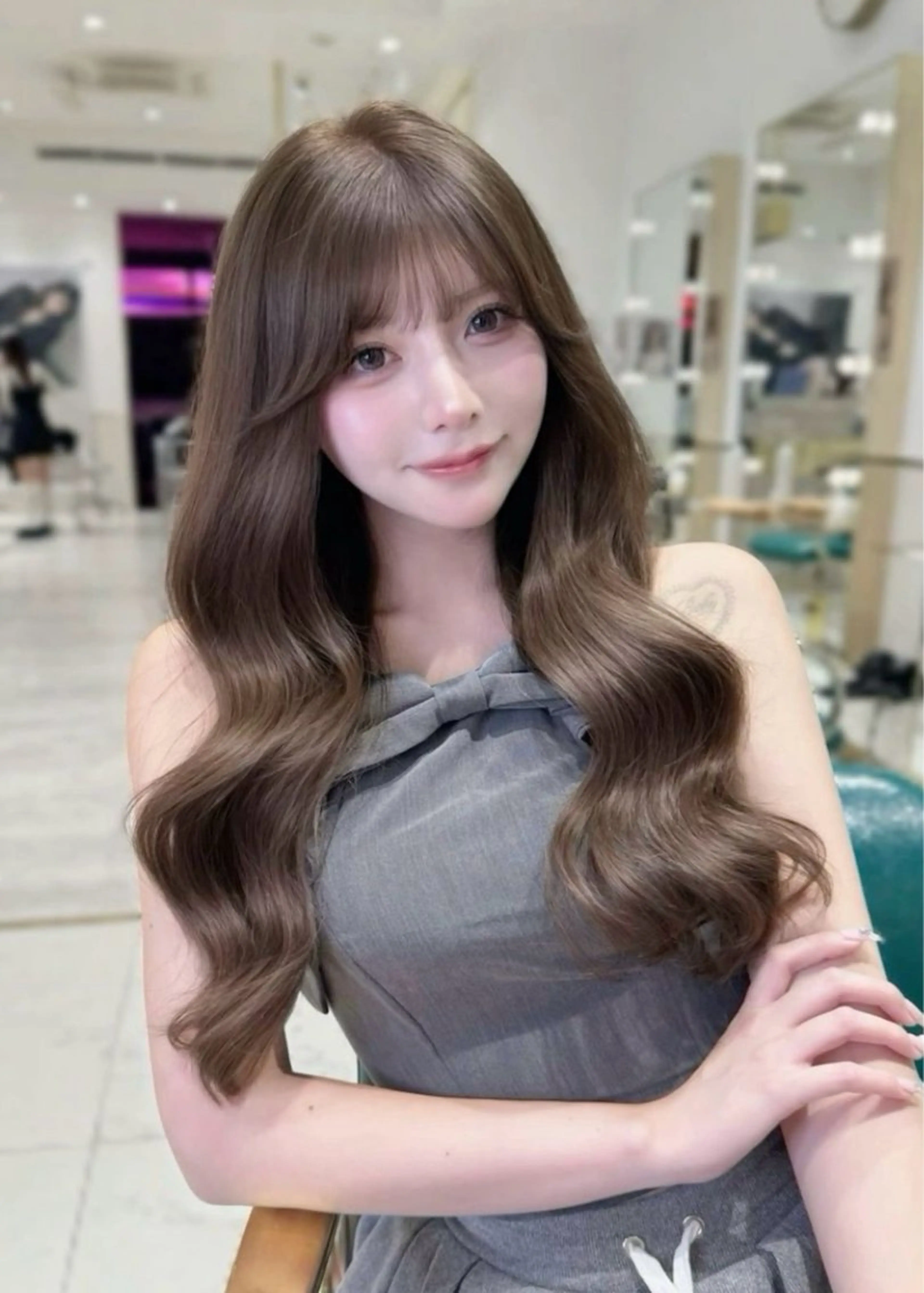 カラー ヘアカラー 工藤 光未のヘアスタイル