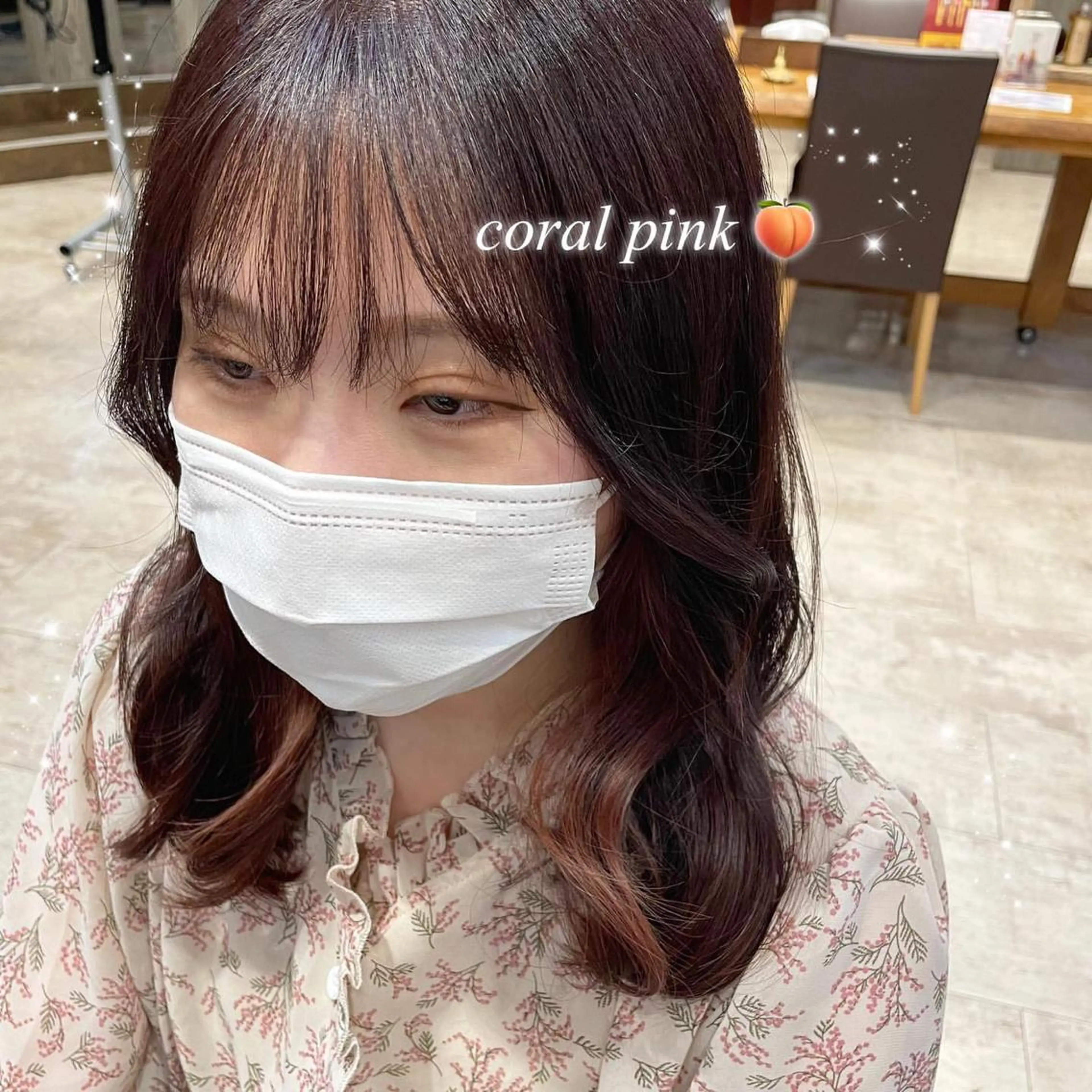 ミディアム 𝙢𝙞𝙮𝙪🎀 girly hairのヘアスタイル