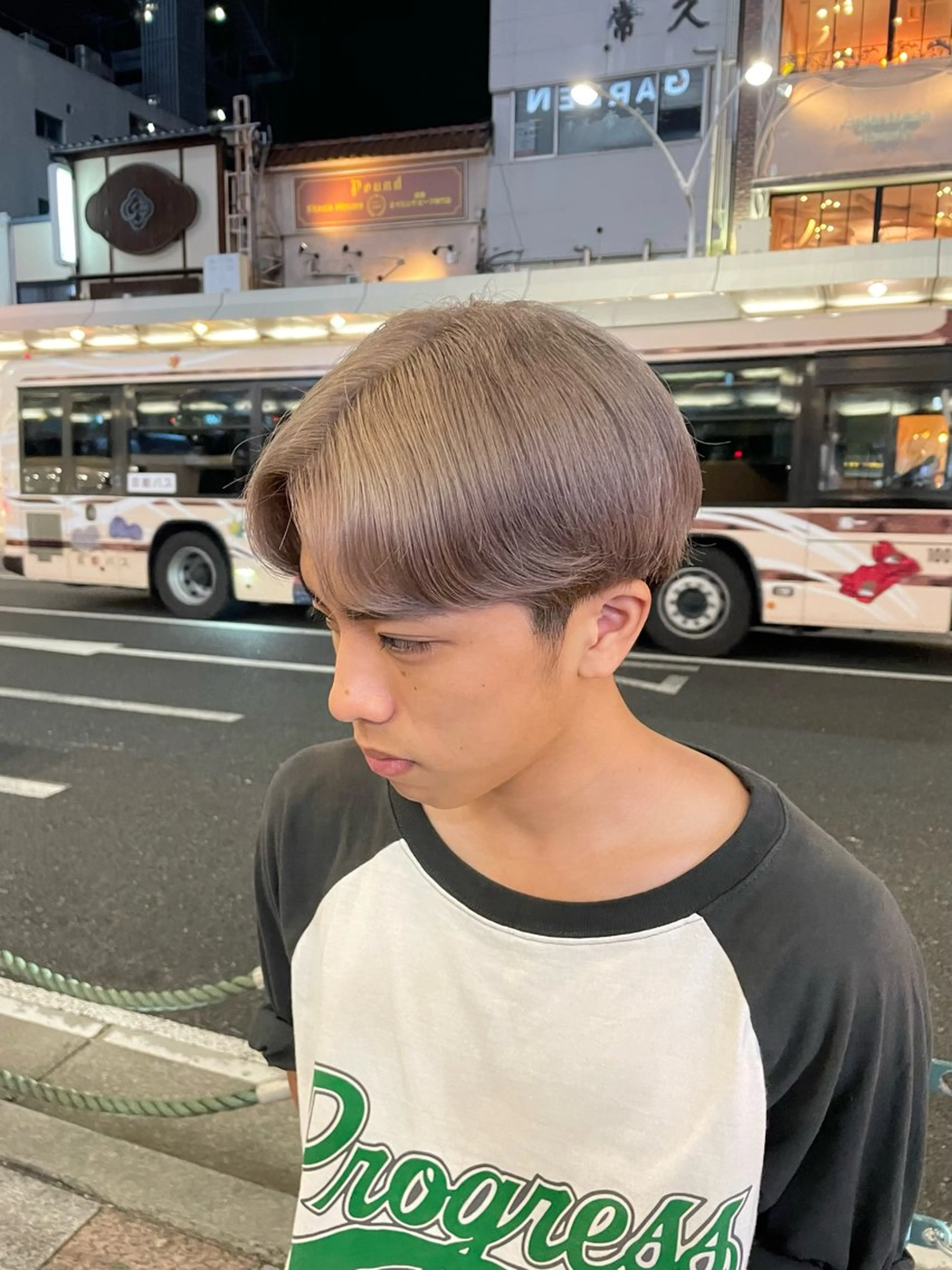 ショート カラー メンズ ハイトーン/ブリーチ /hikaruのヘアスタイル