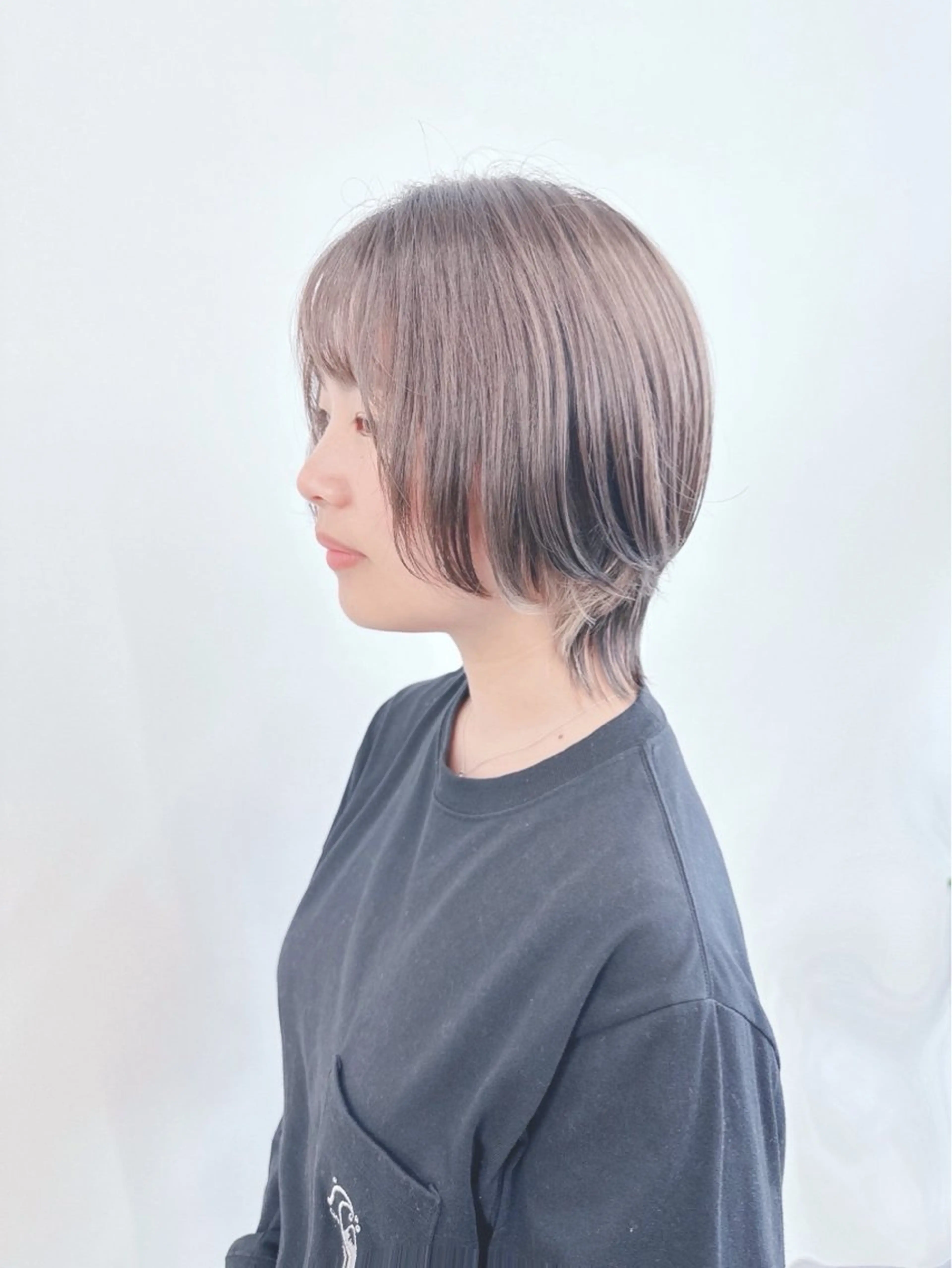 ショート パーマボブ/丸みボブ /くせ毛/とういのヘアスタイル