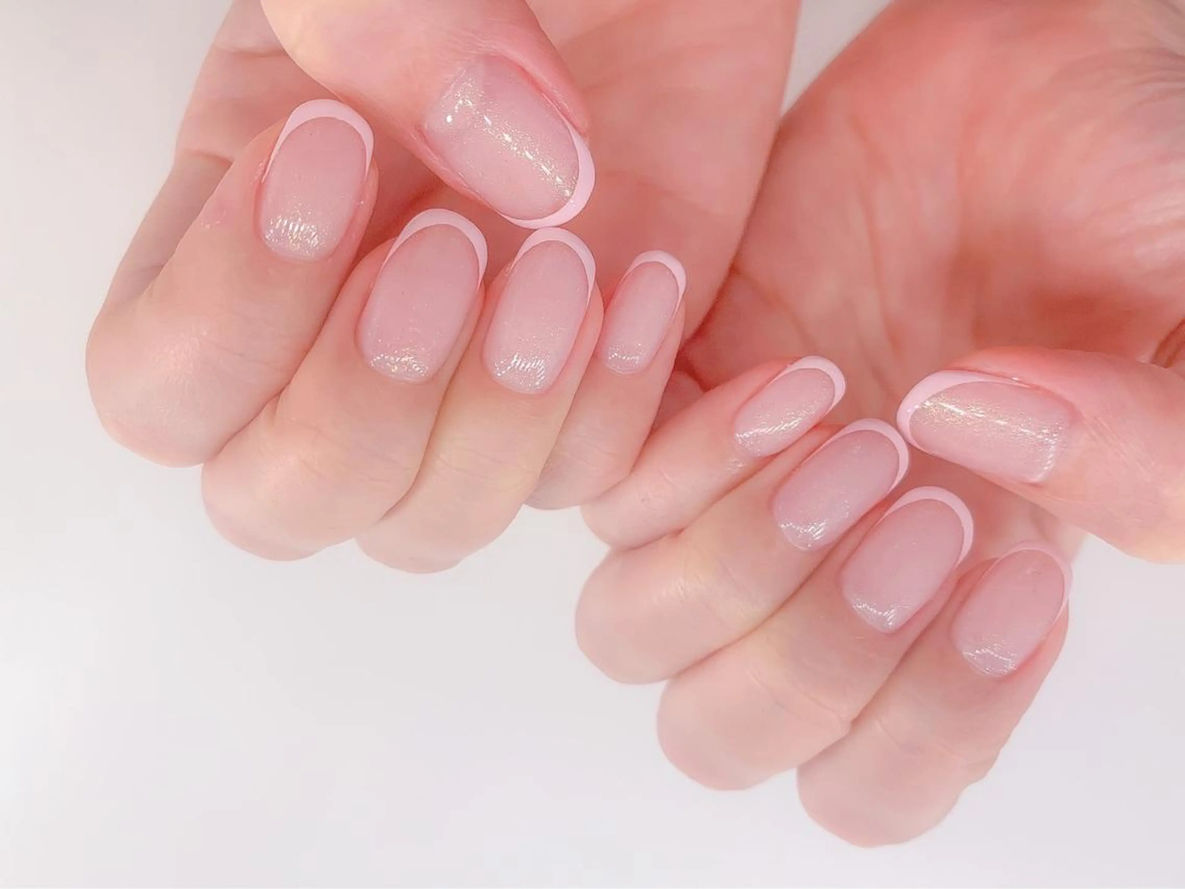 ネイル フレンチネイル ピンク mew mew kotomiのネイルデザイン