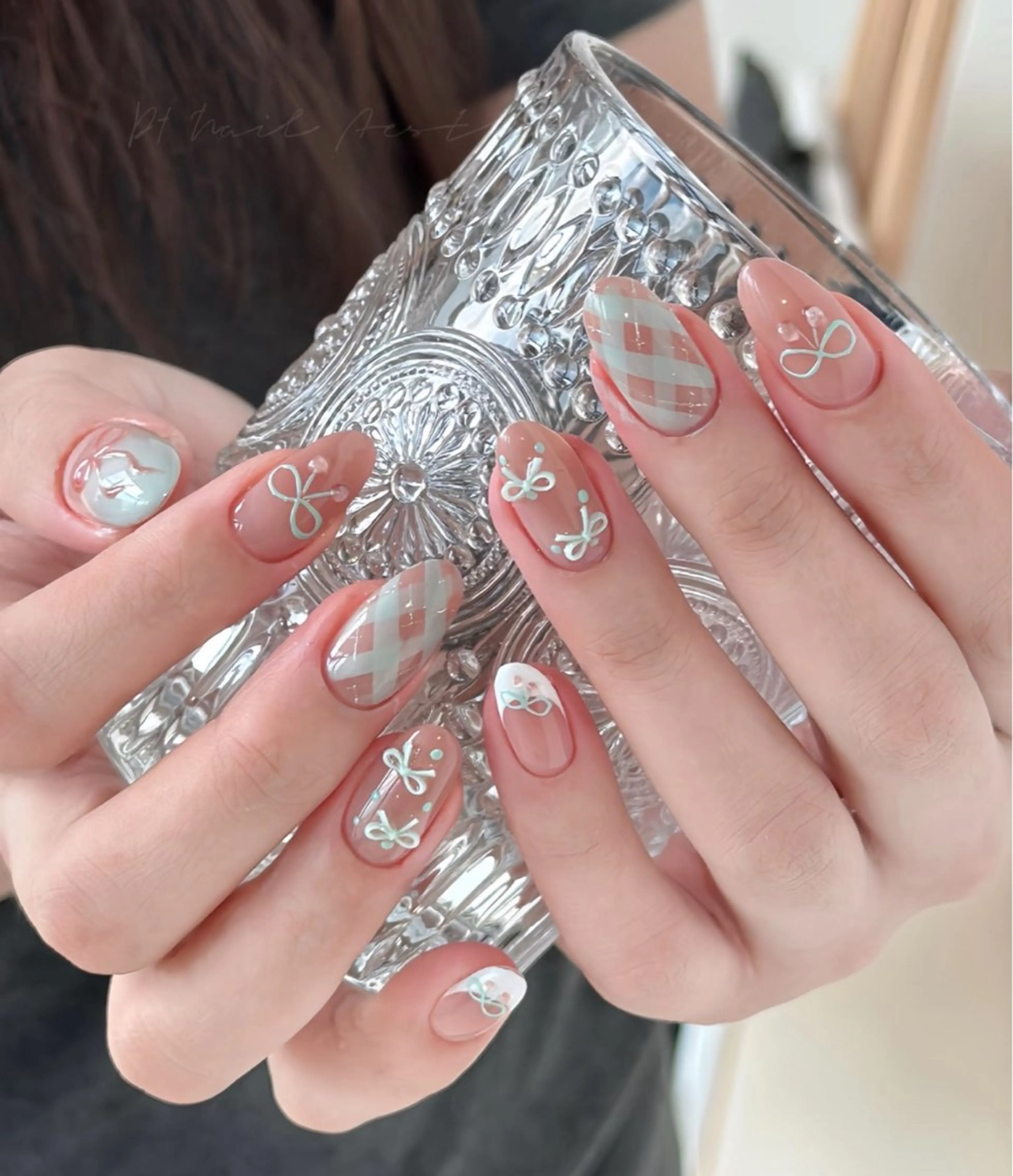 ネイル パラジェル登録店　Nailsalon Amour  上野湯島店所属・🩵ネイルスト 🩵かなのネイルデザイン
