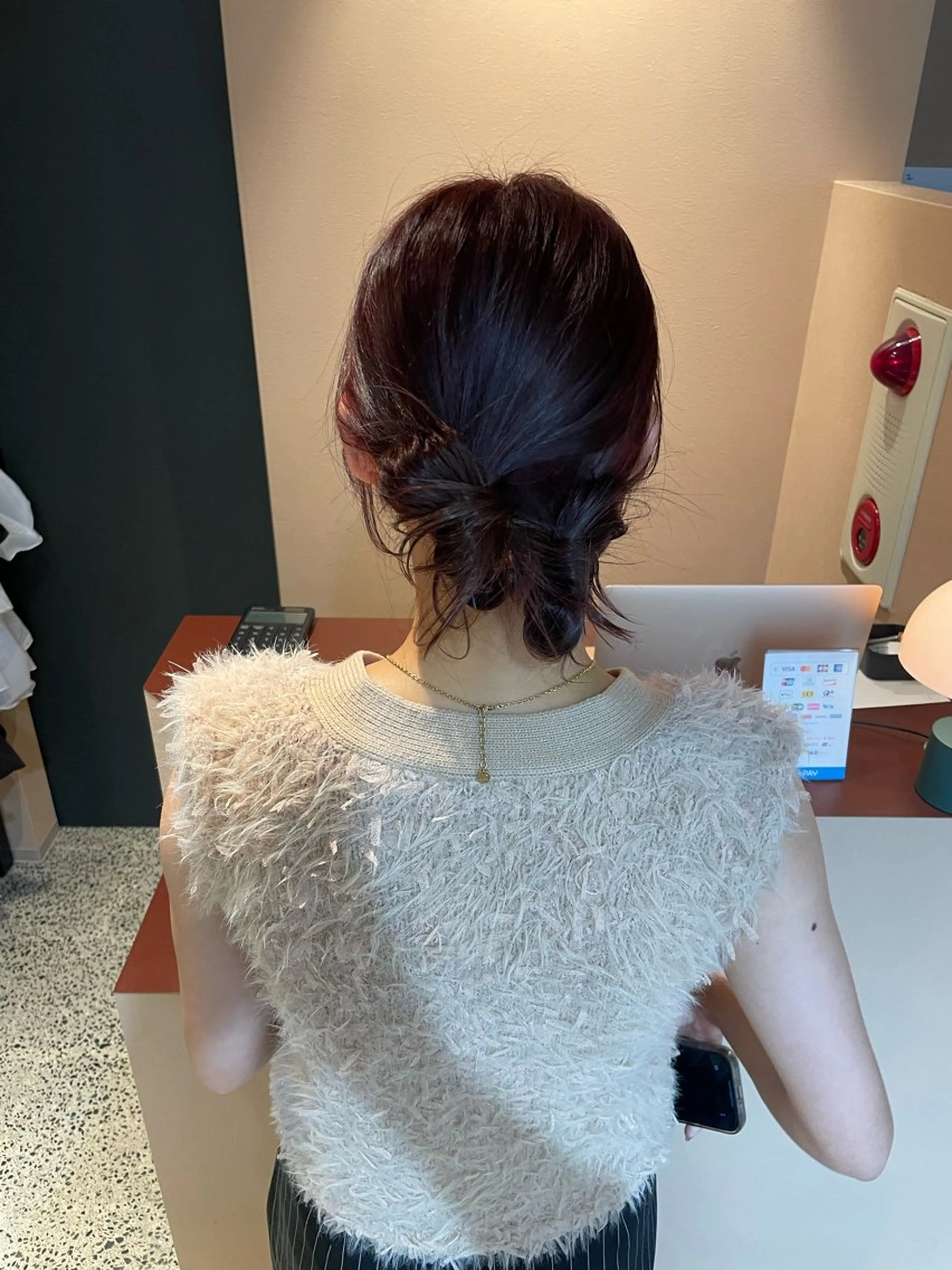 ヘアアレンジ 松室 伶奈 パーマモデル募集中のヘアスタイル