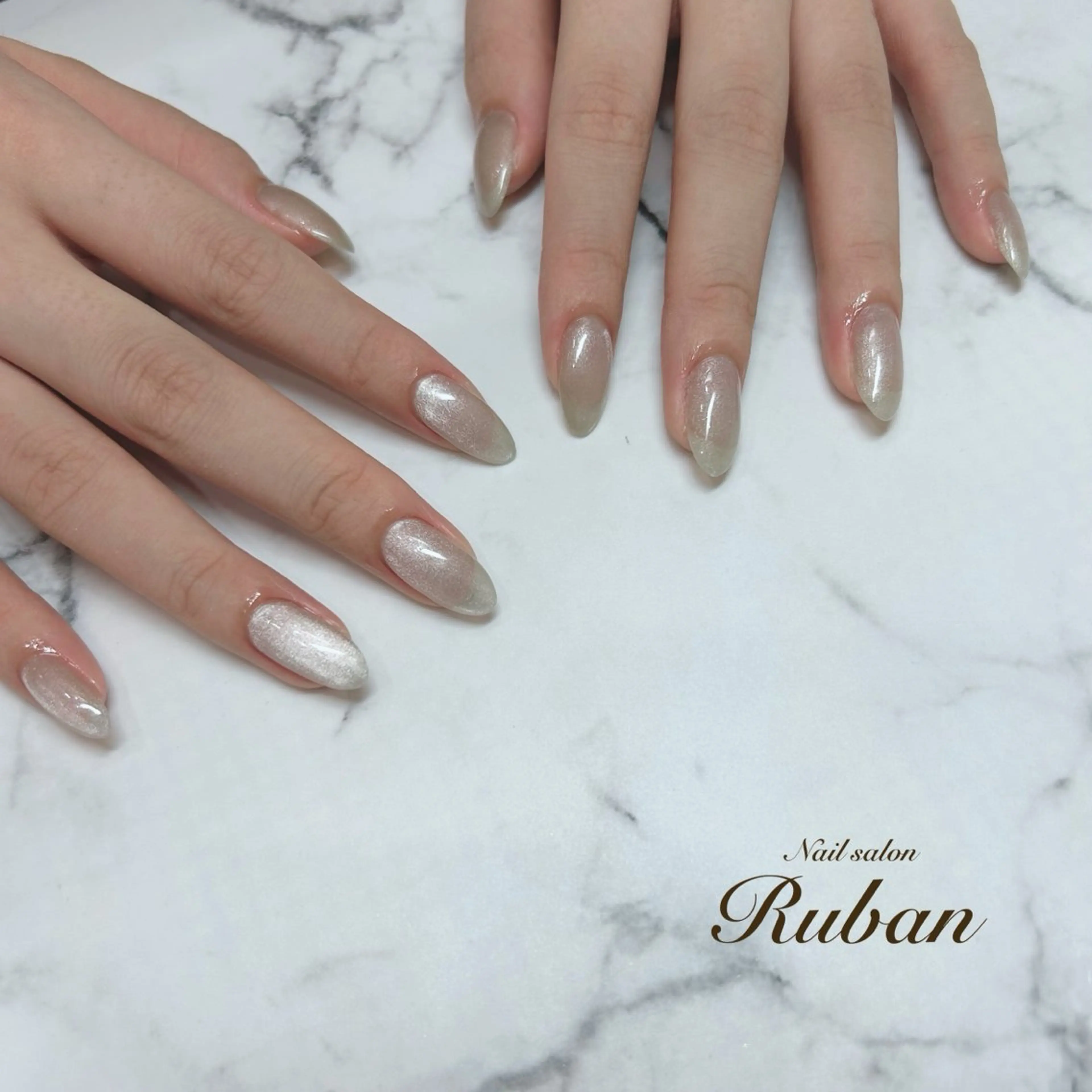 ネイル マグネットネイル ワンカラーネイル Nail salon Ruban所属・Nail salon Rubanのネイルデザイン