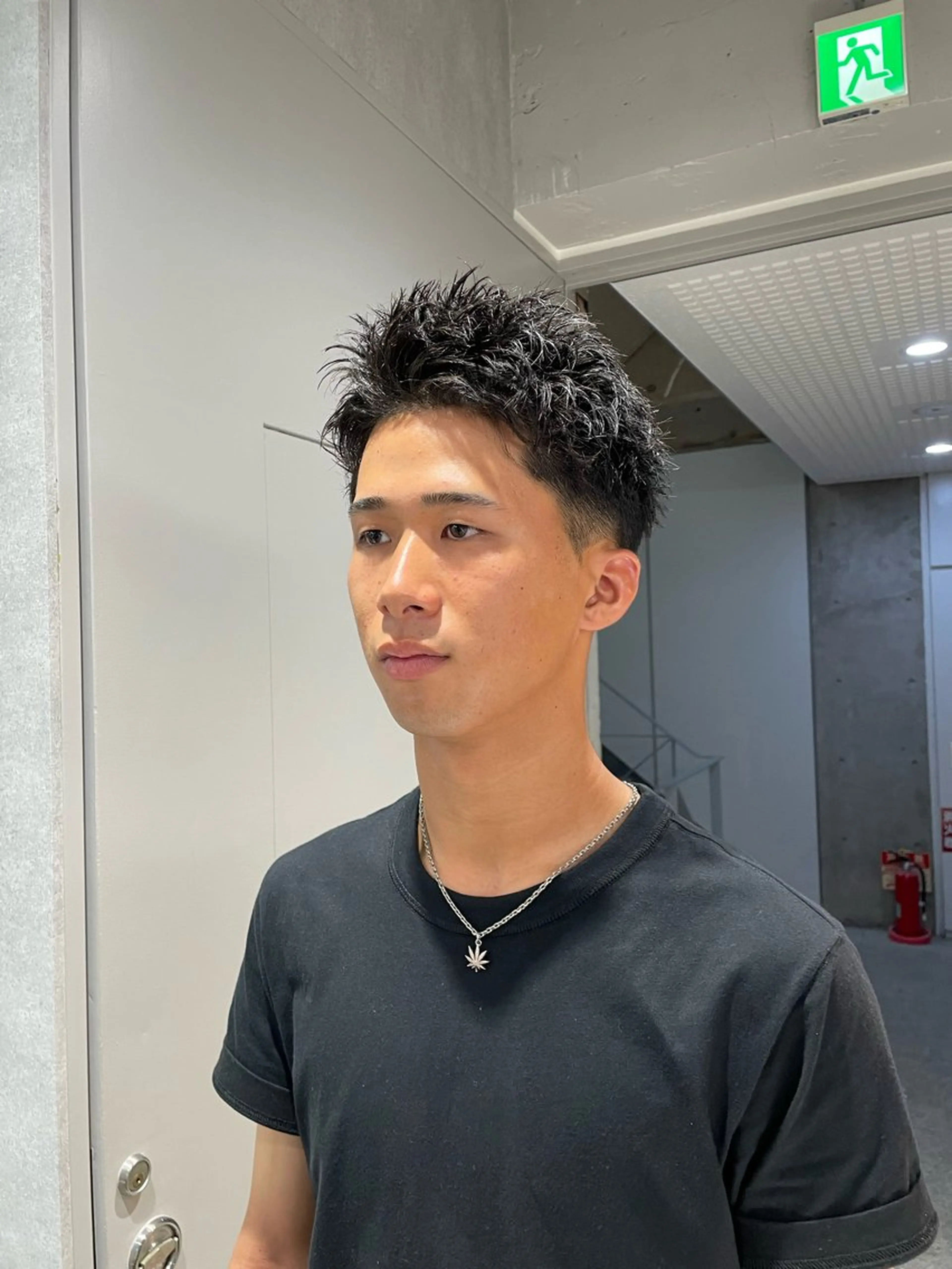 ショート メンズ スパイキーショート ショートヘア カット 垢抜けハイトーン☀/ 笑顔の美容師/しゅんのヘアスタイル