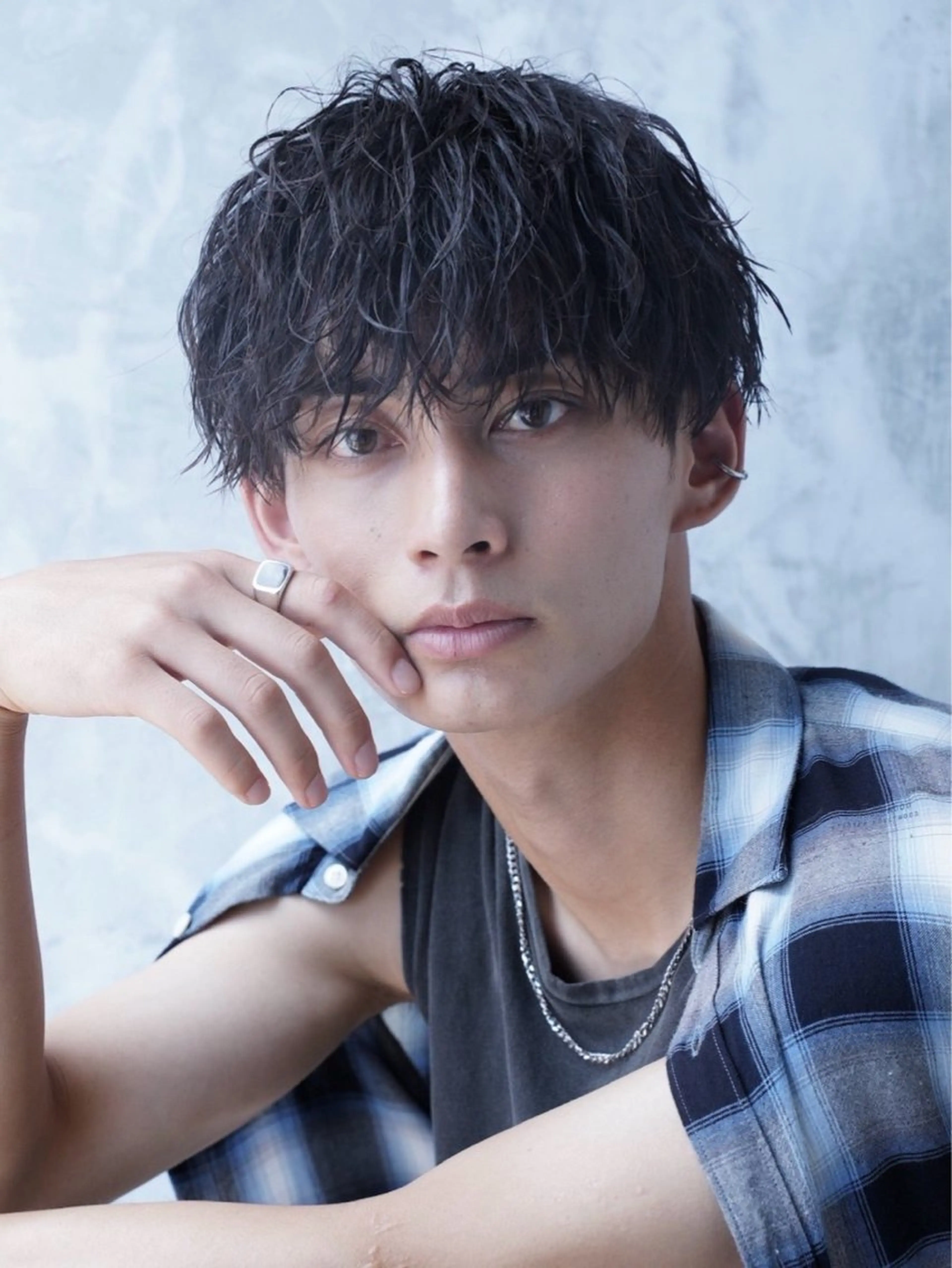 パーマ メンズ メンズパーマ パーマ SALOWIN新宿三丁目所属・新宿/新宿三丁目 メンズ特化GACKTのヘアスタイル