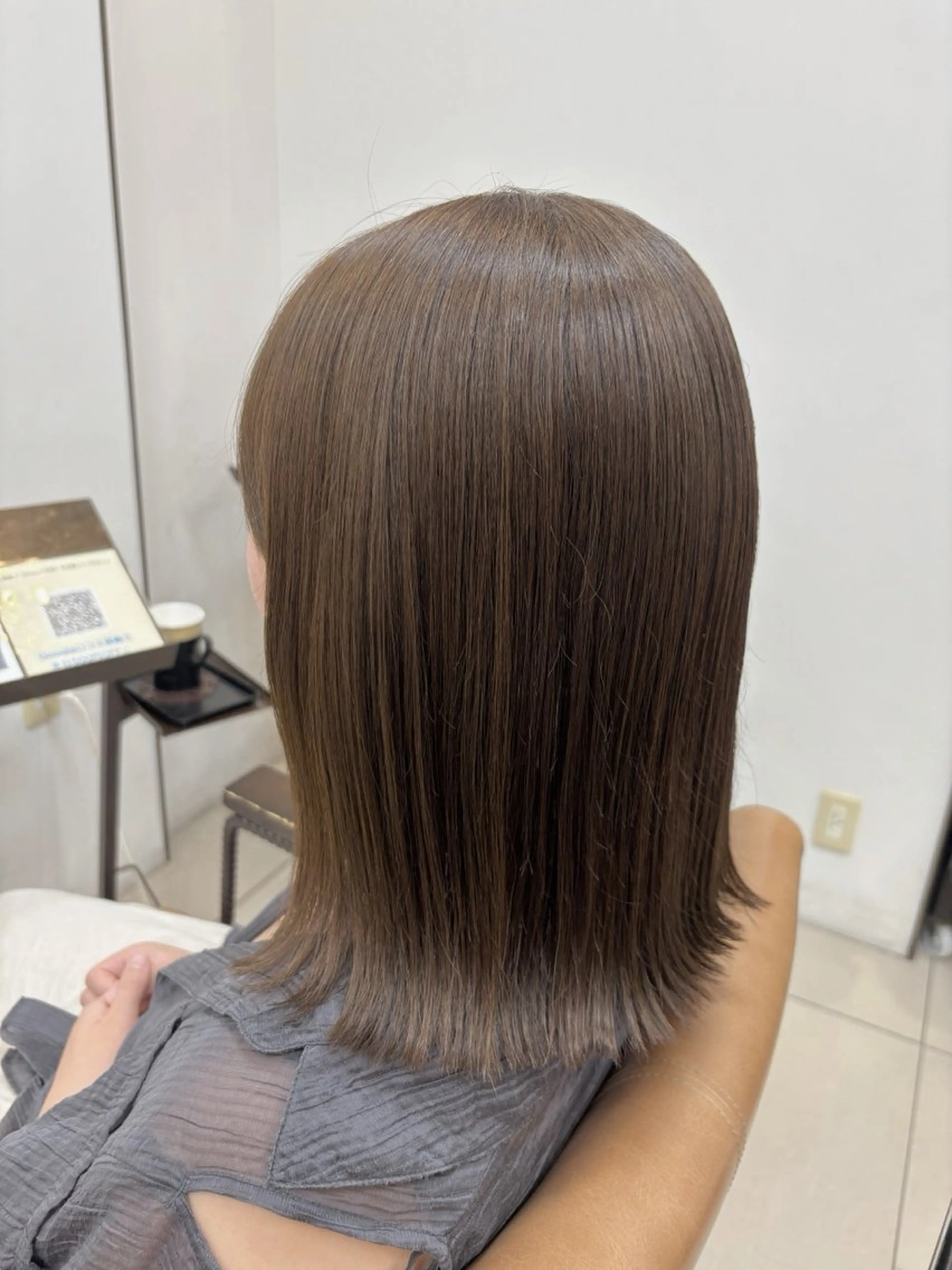 ミディアム カラー ベージュカラー 髪質改善 トリートメント ヘアカラー トリートメント 頭皮×髪質改善 ミディアム🔹中村のヘアスタイル