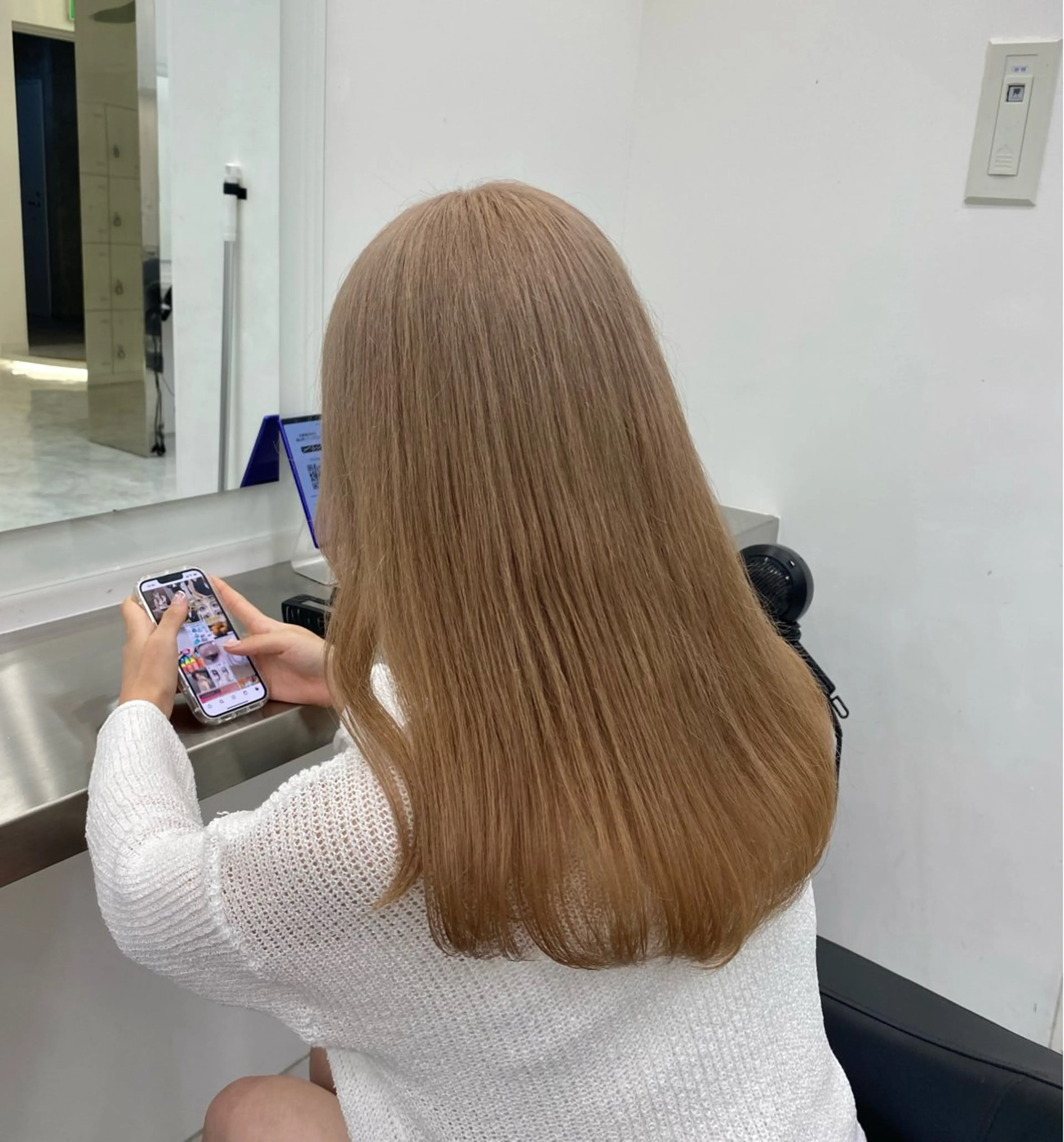 ロング ヘアカラー トリートメント ヘアセット 🤍やわらか抜け感 hair🤍RINのヘアスタイル