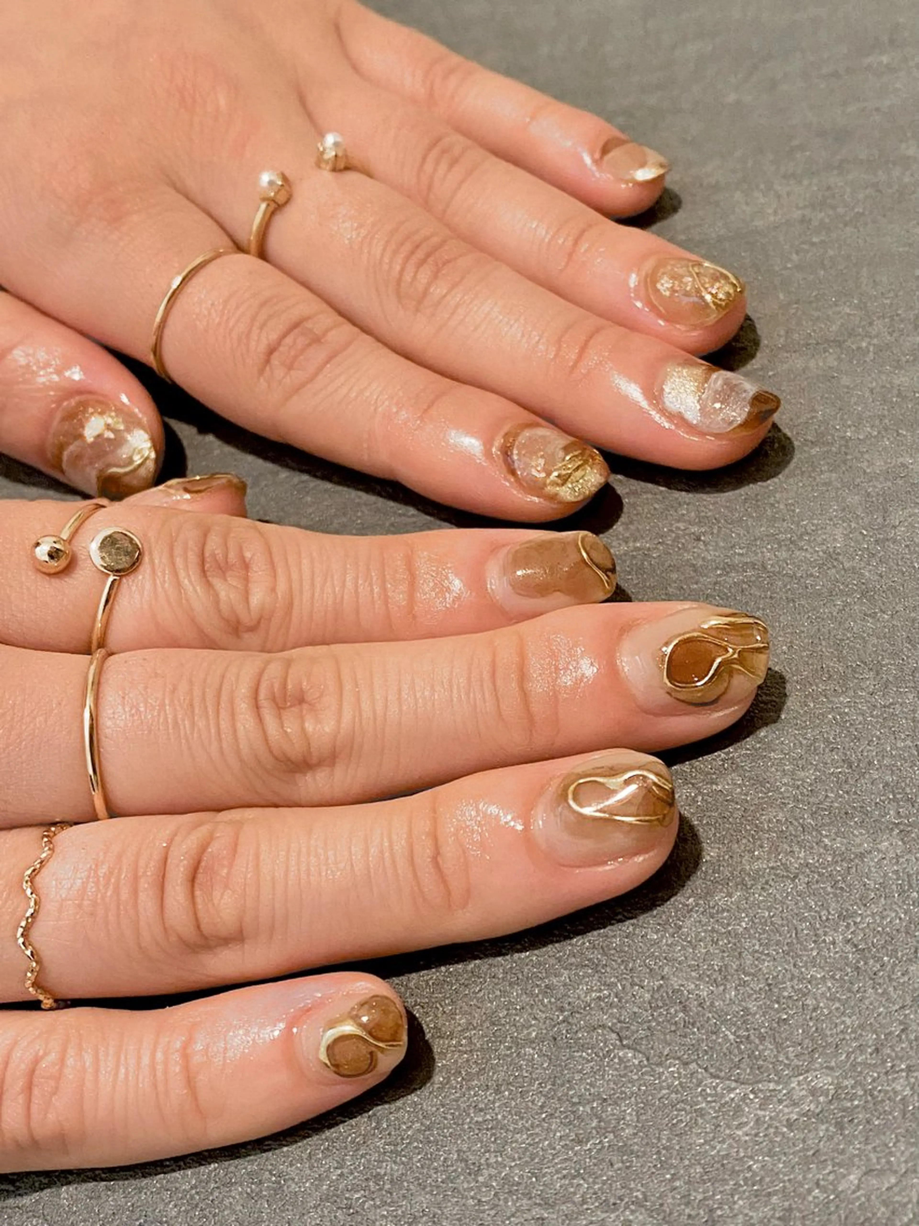 ネイル ハンドネイル ハンドケア nail salon swaddle 🪽のネイルデザイン