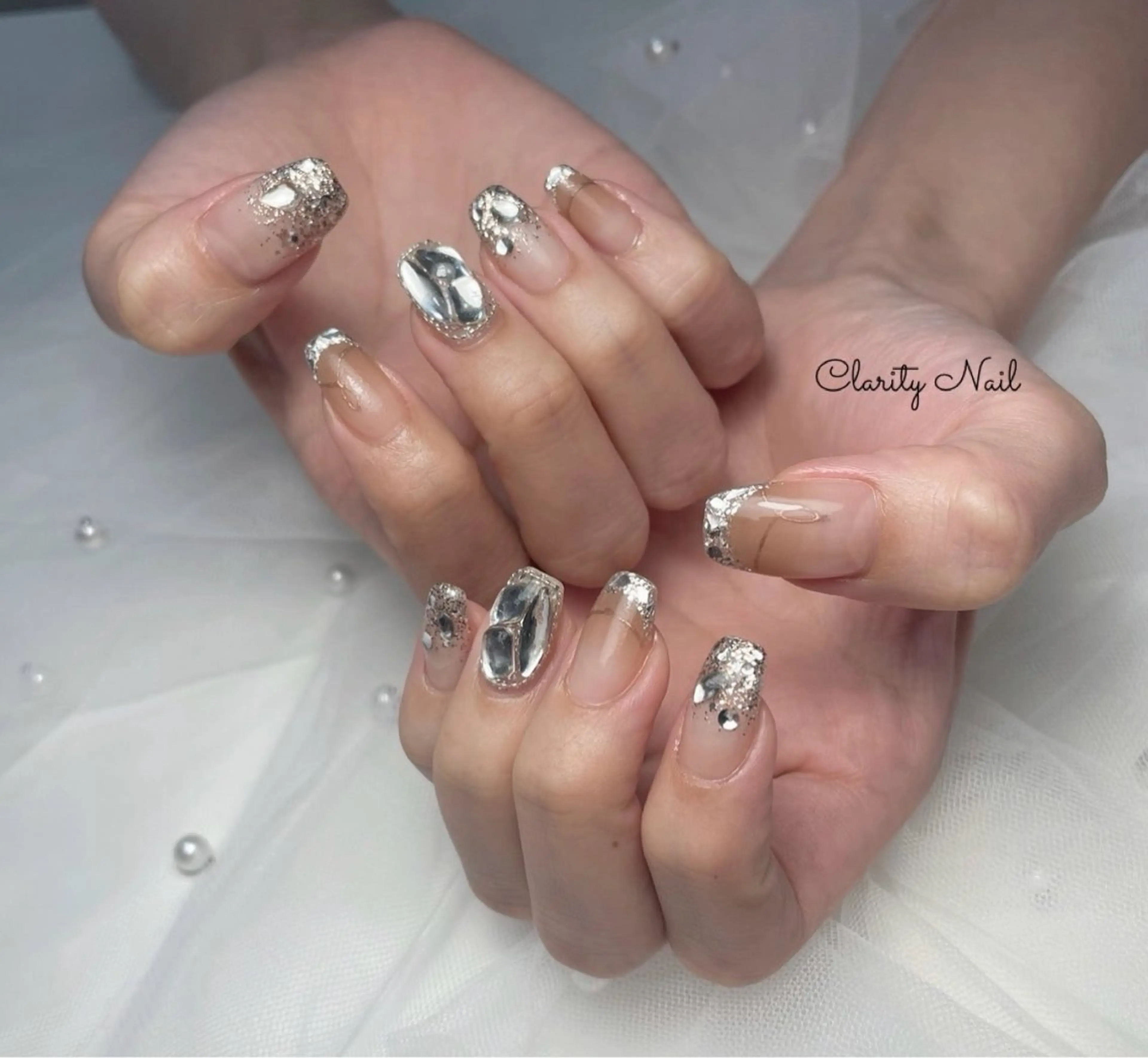 ネイル アートネイル 持ち込み ハンドネイル Clarity Nailのネイルデザイン