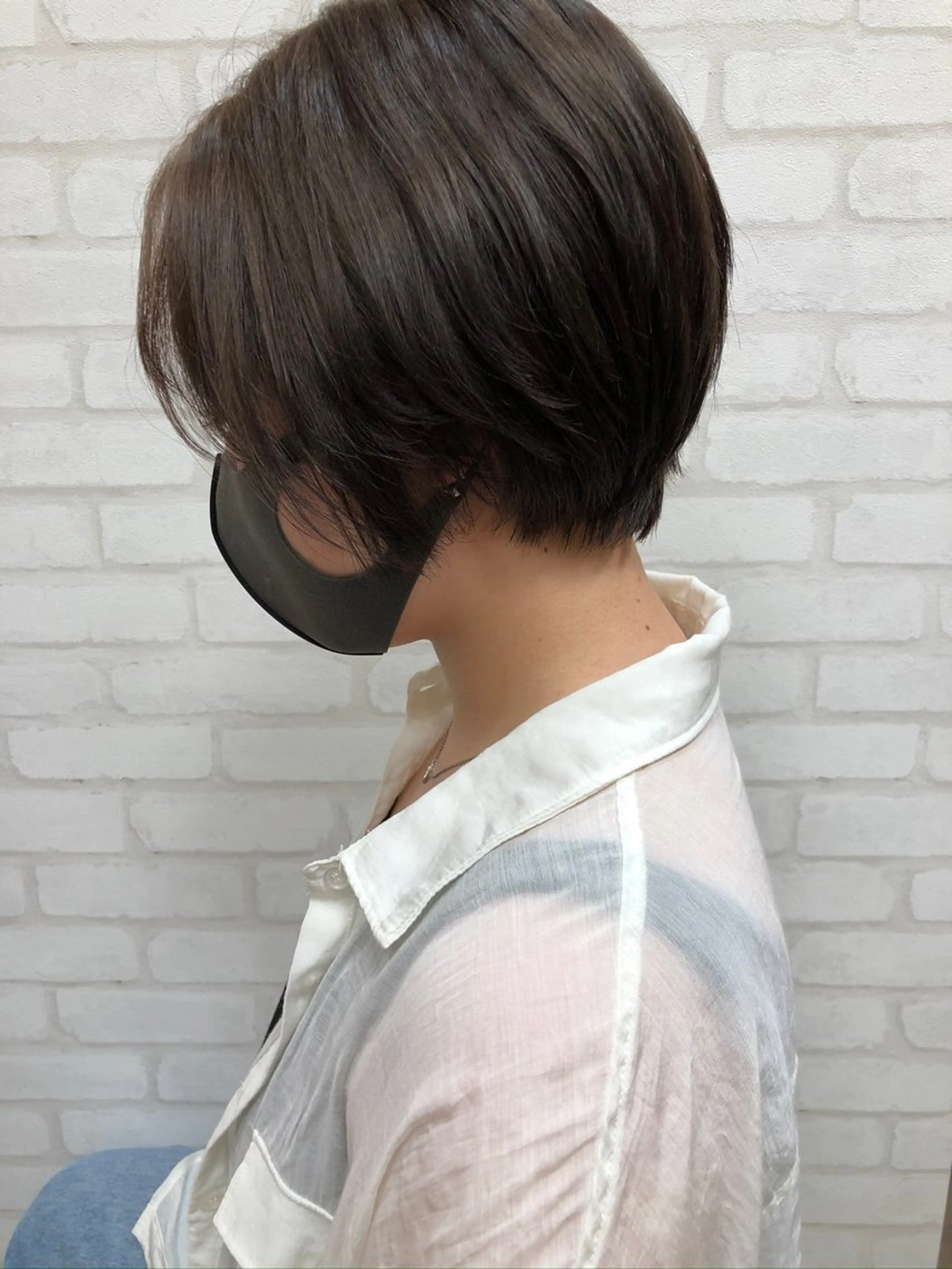 ショート カラー ハンサムショート 透明感カラー ショートヘア 🔅PARS bis Futaba🫧のヘアスタイル