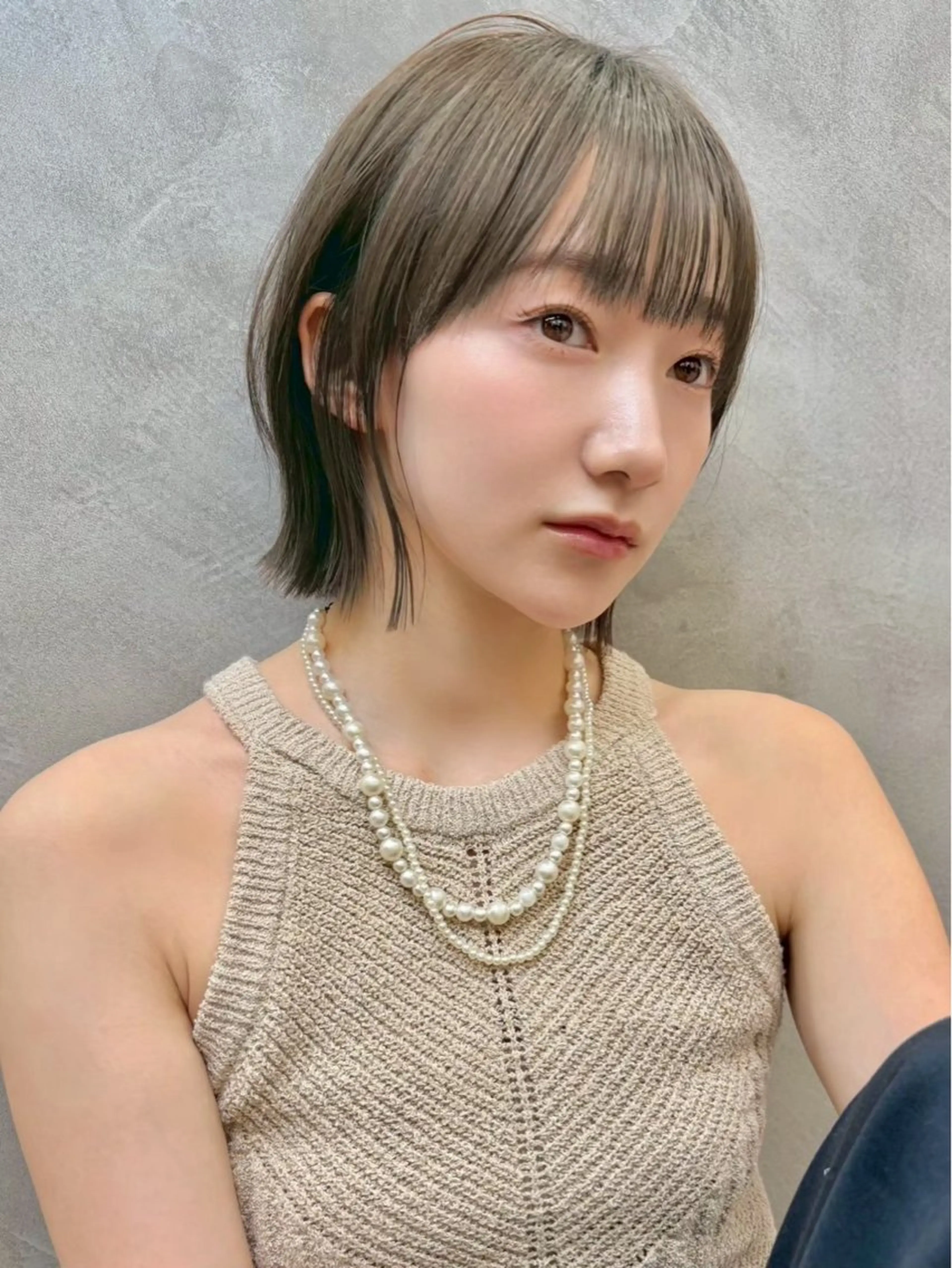 ミディアム カラー 髪質改善 顔まわり 🌿柏崎颯刀のヘアスタイル
