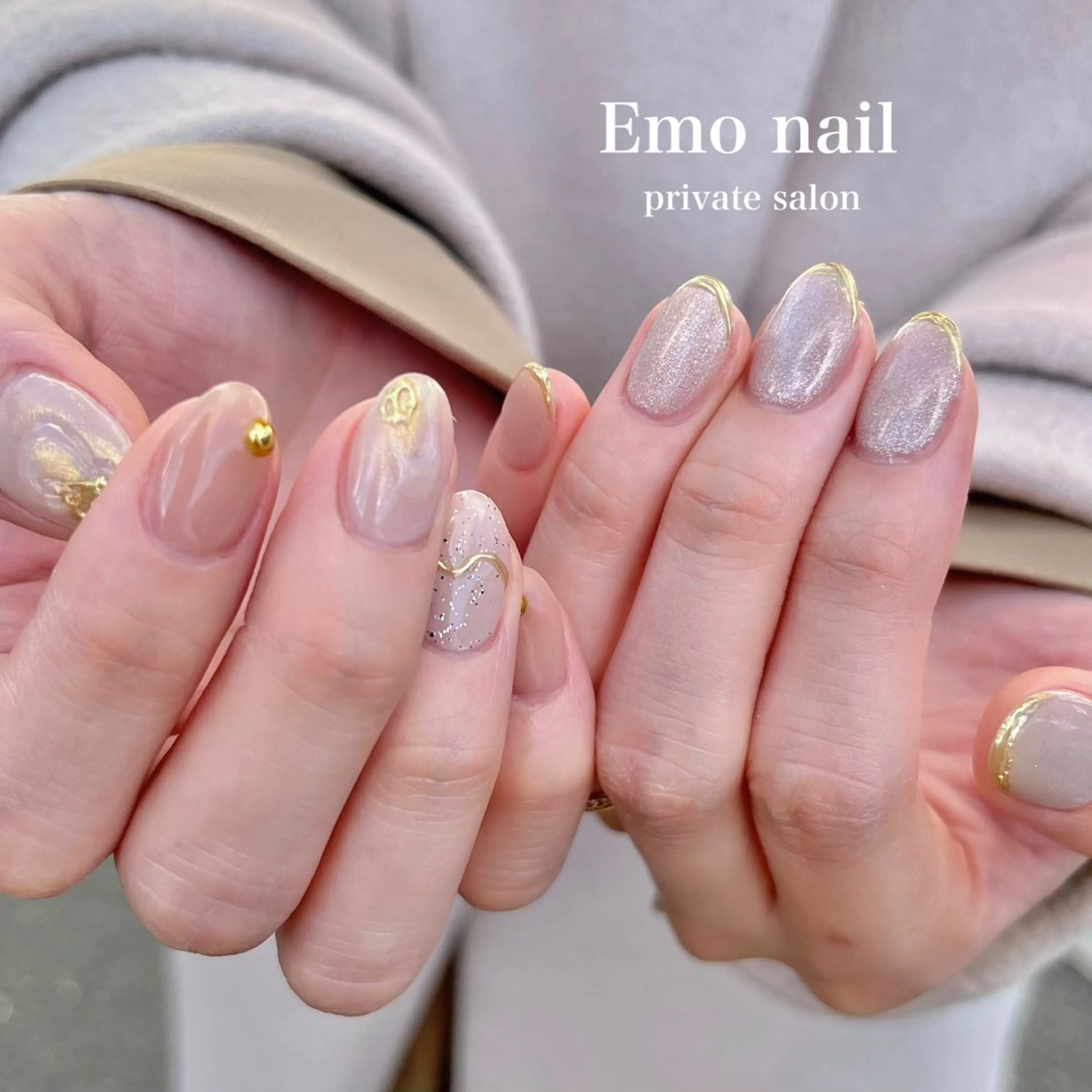 ネイル ハンドネイル 【子連れ可能🧸】 Emo　nailのネイルデザイン