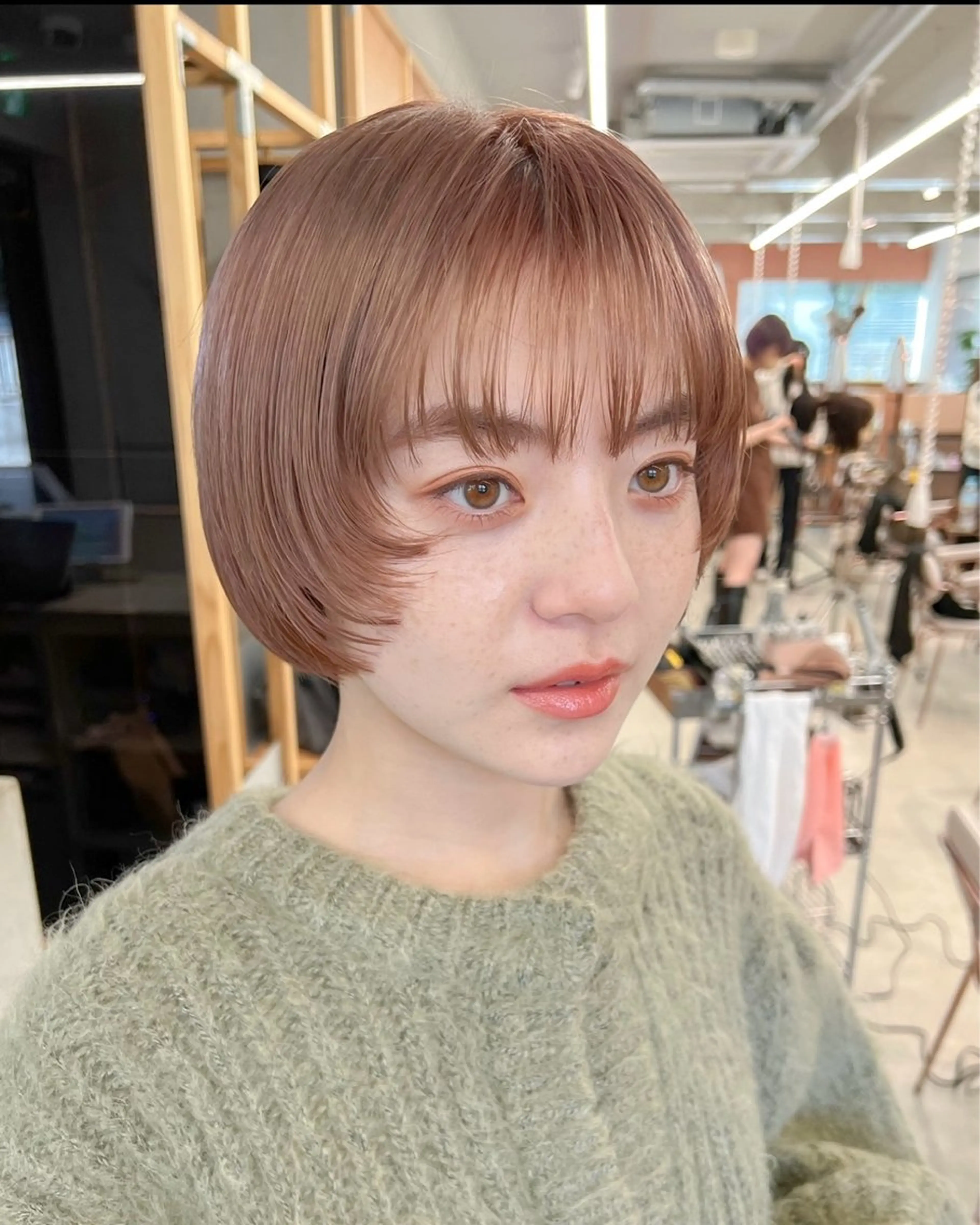 ショート 顔周りカット ショートヘア ウルフカット 【ブリーチ特化】 イマダナツミのヘアスタイル