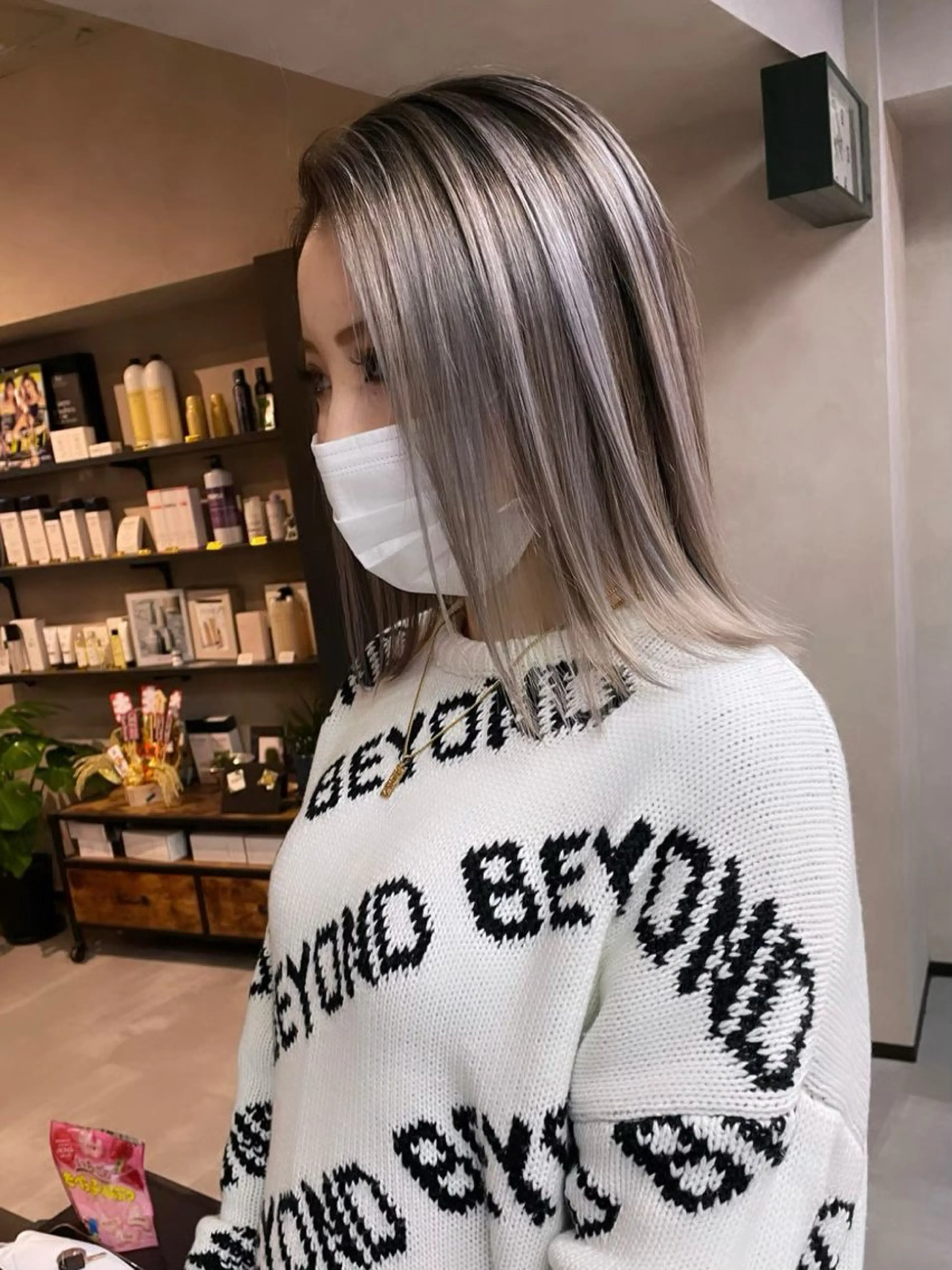 カラー バレイヤージュ ヘアカラー 💜SUNNY キララ💜のヘアスタイル