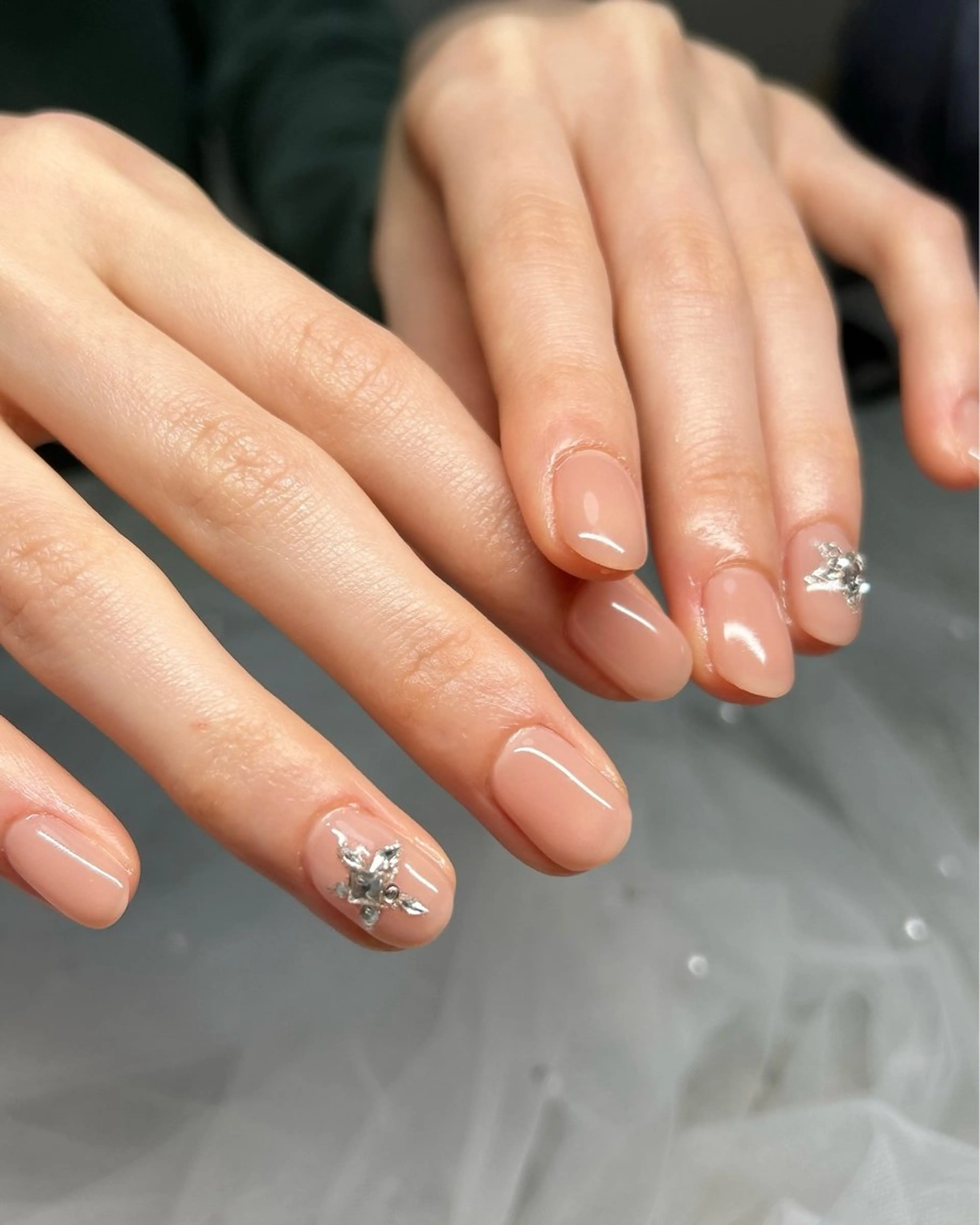 ネイル アートネイル キラキラネイル ハンドネイル ten nail salon　かえでのネイルデザイン