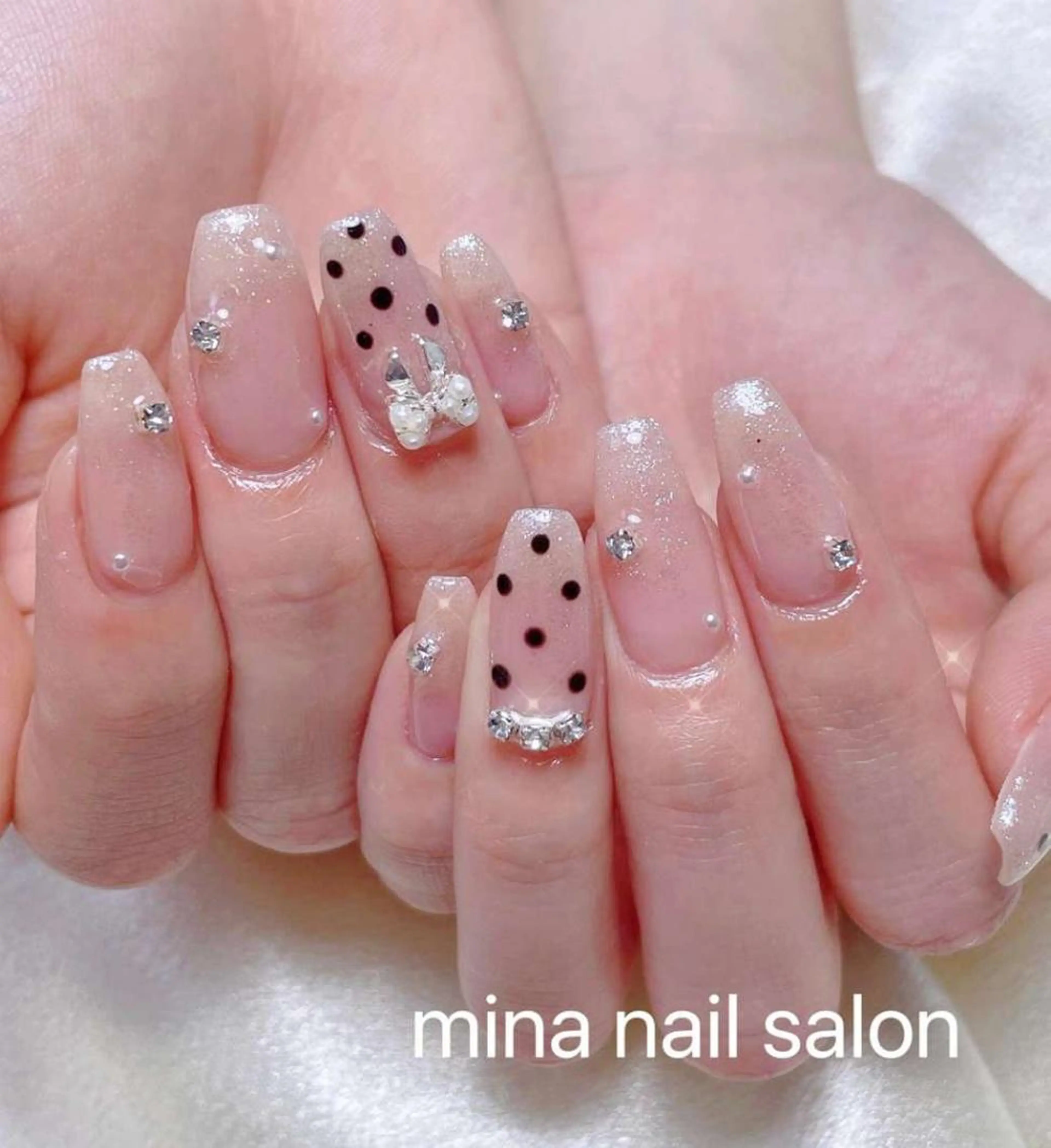 ネイル Mina🧸 韓国風ネイル🎀のネイルデザイン