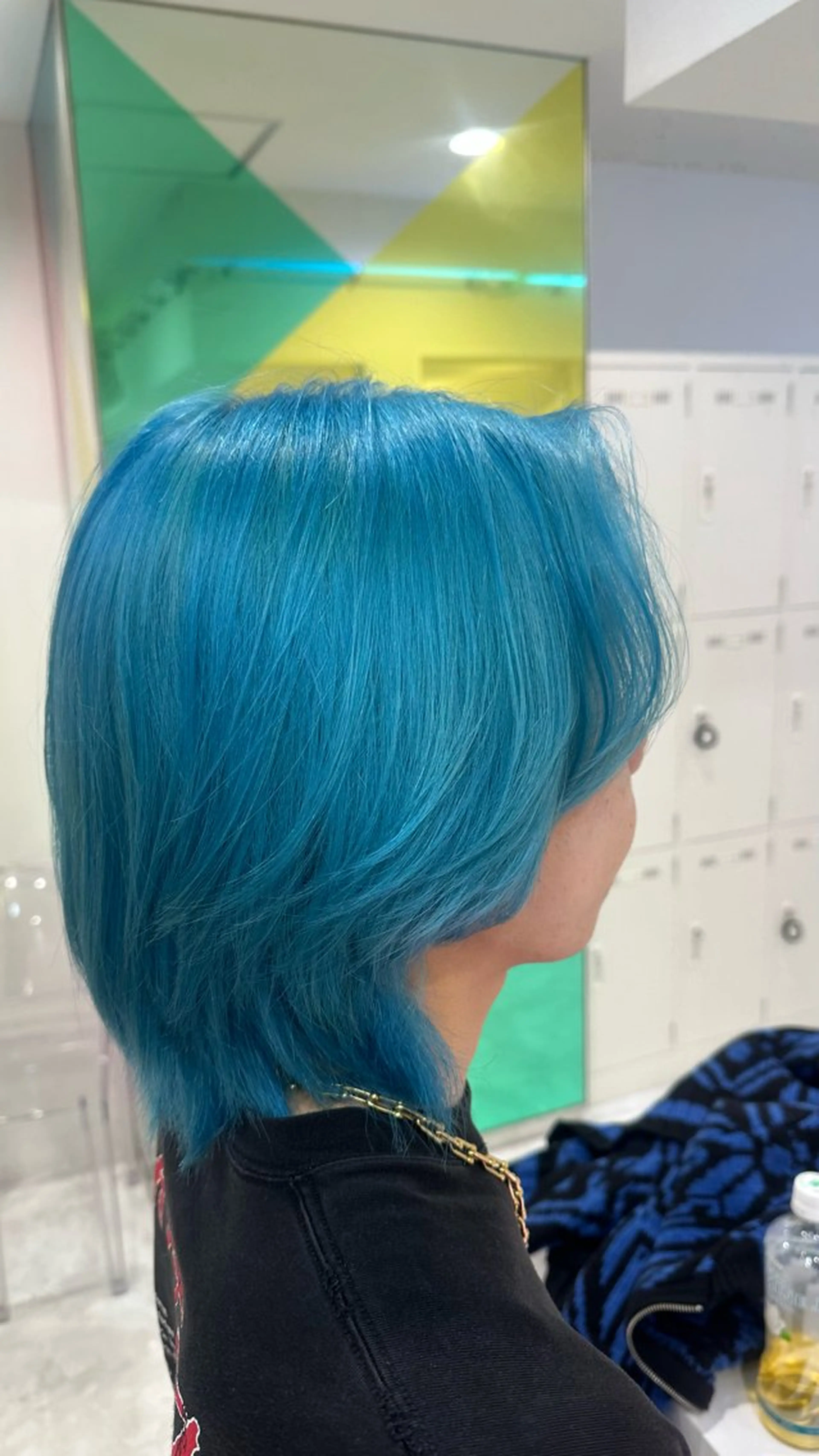 ショート カラー ハイトーン🌈メンズ カット♡Machanのヘアスタイル