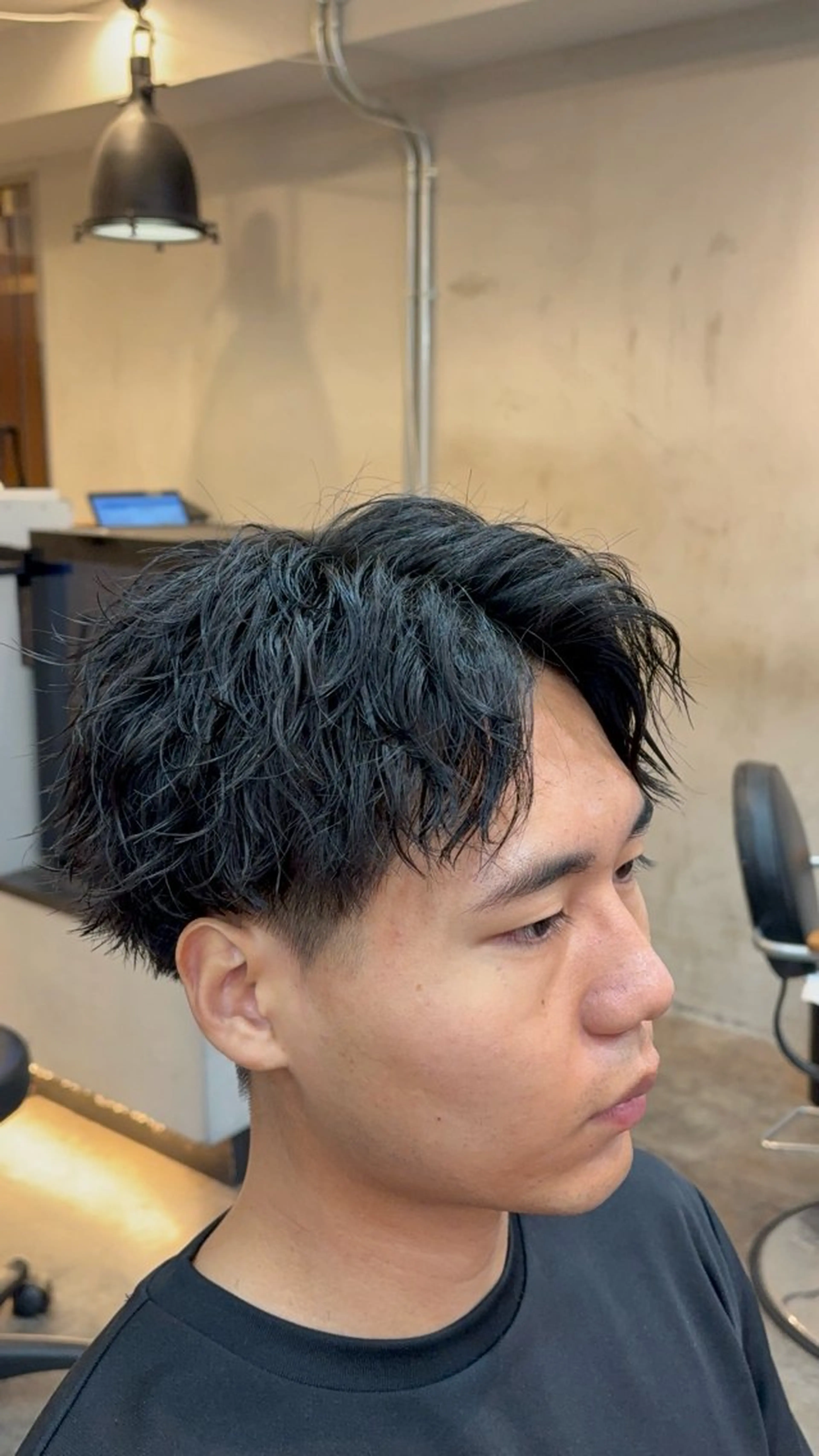 メンズ パーマ men's salon gaudi梅田茶屋町店所属・青木 星翔のヘアスタイル