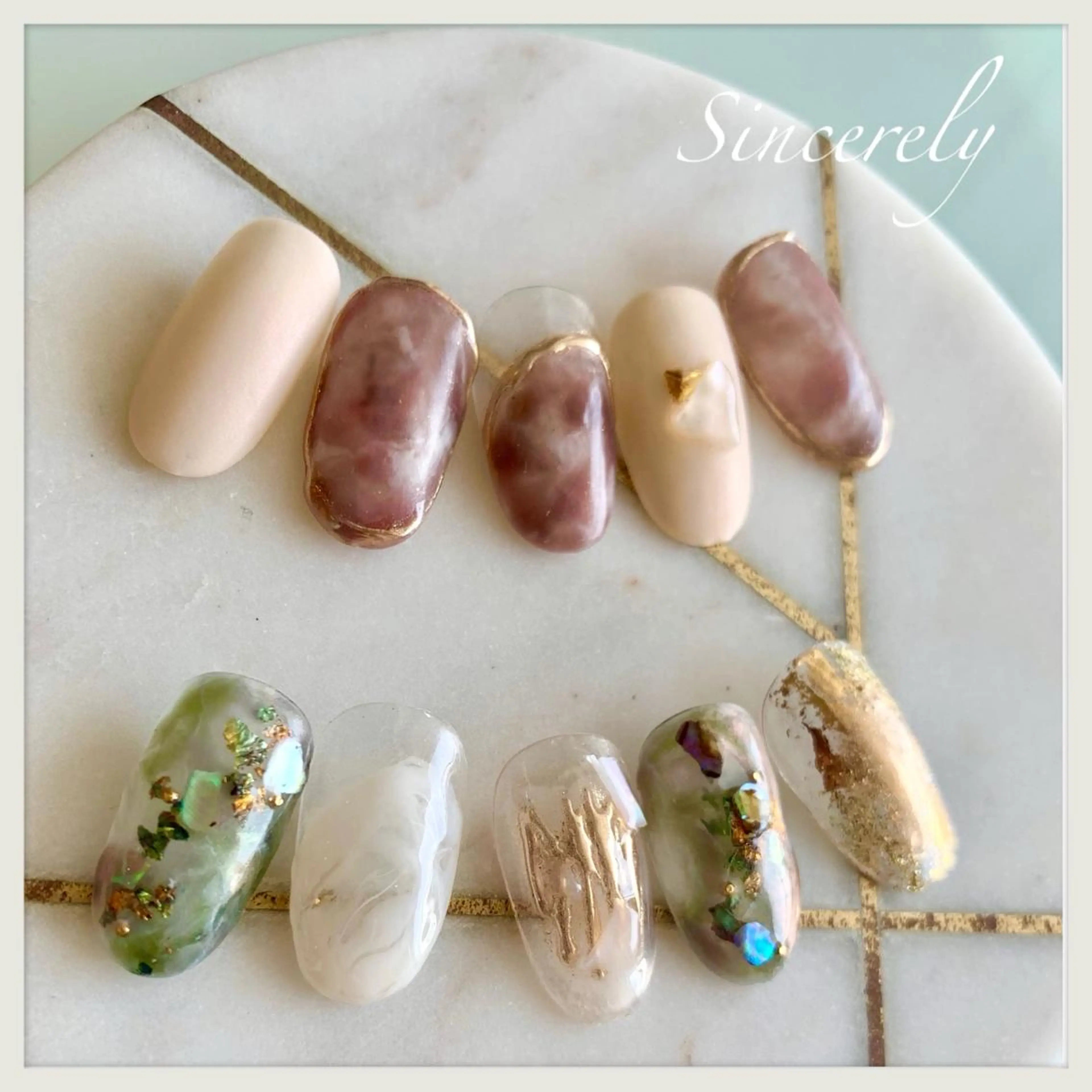 ネイル Sincerely ☺︎のネイルデザイン