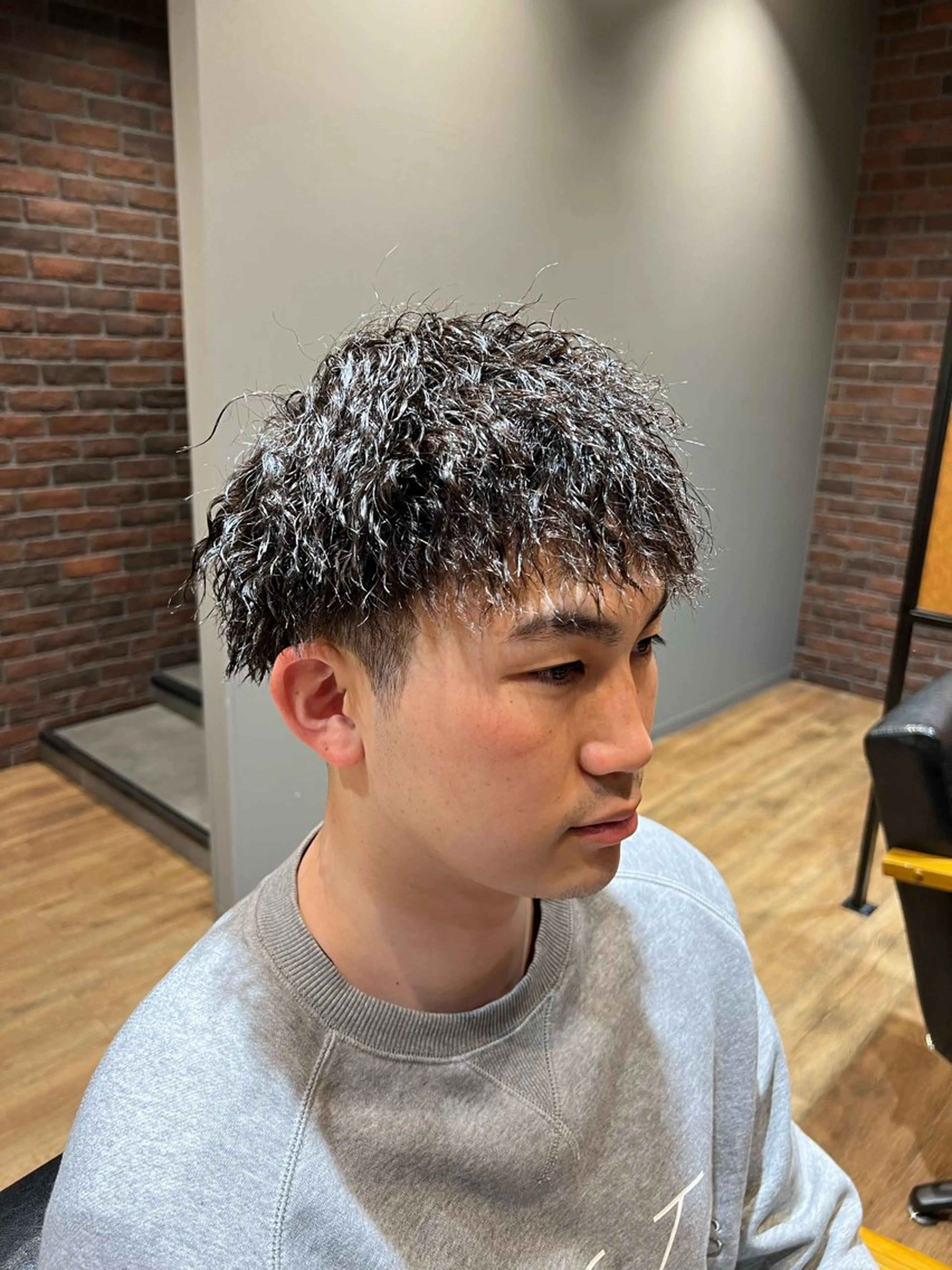 ショート メンズ カット パーマ FURUSHO 大槻 純也のヘアスタイル