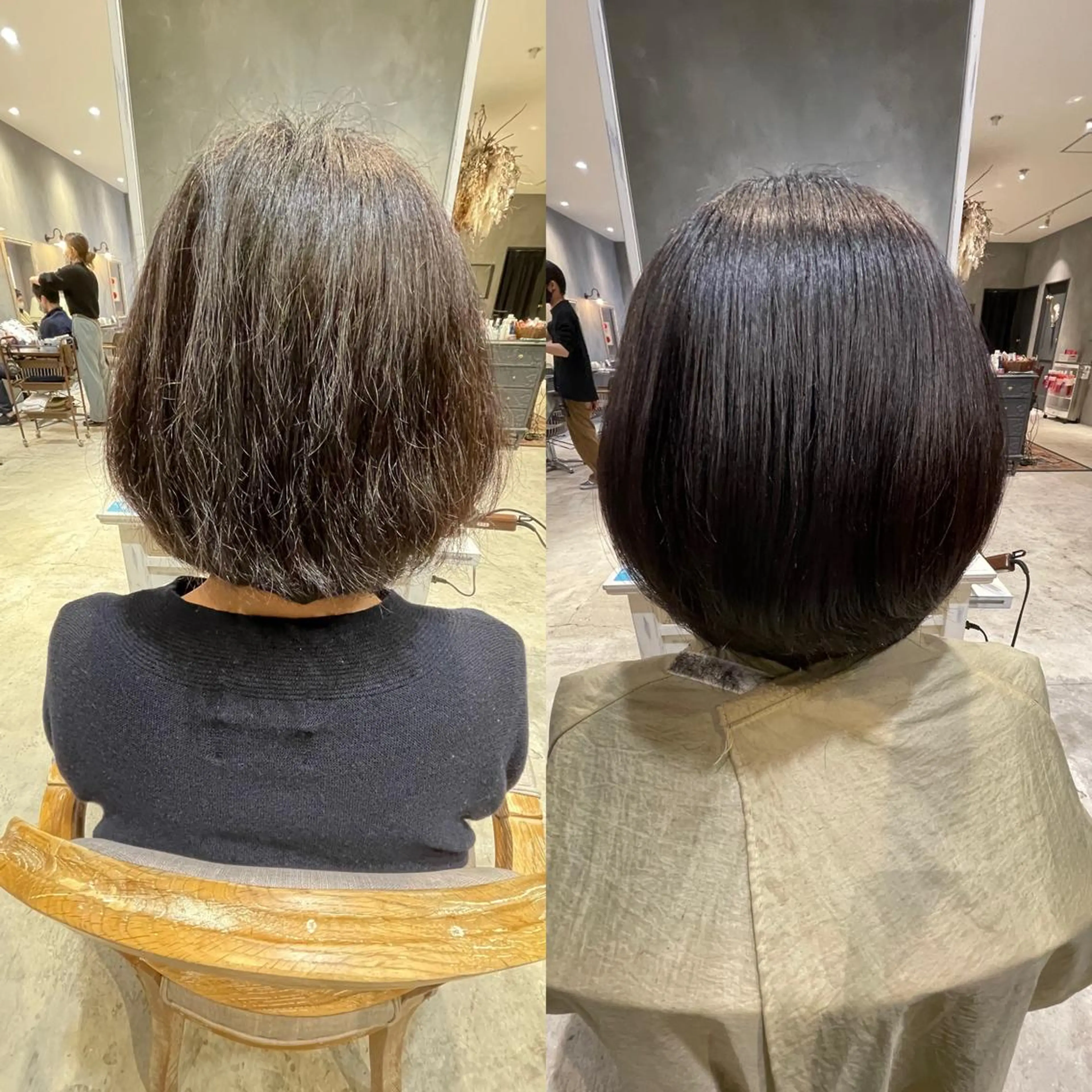 ショート ヘアカラー トリートメント 長谷川 沙紀のヘアスタイル