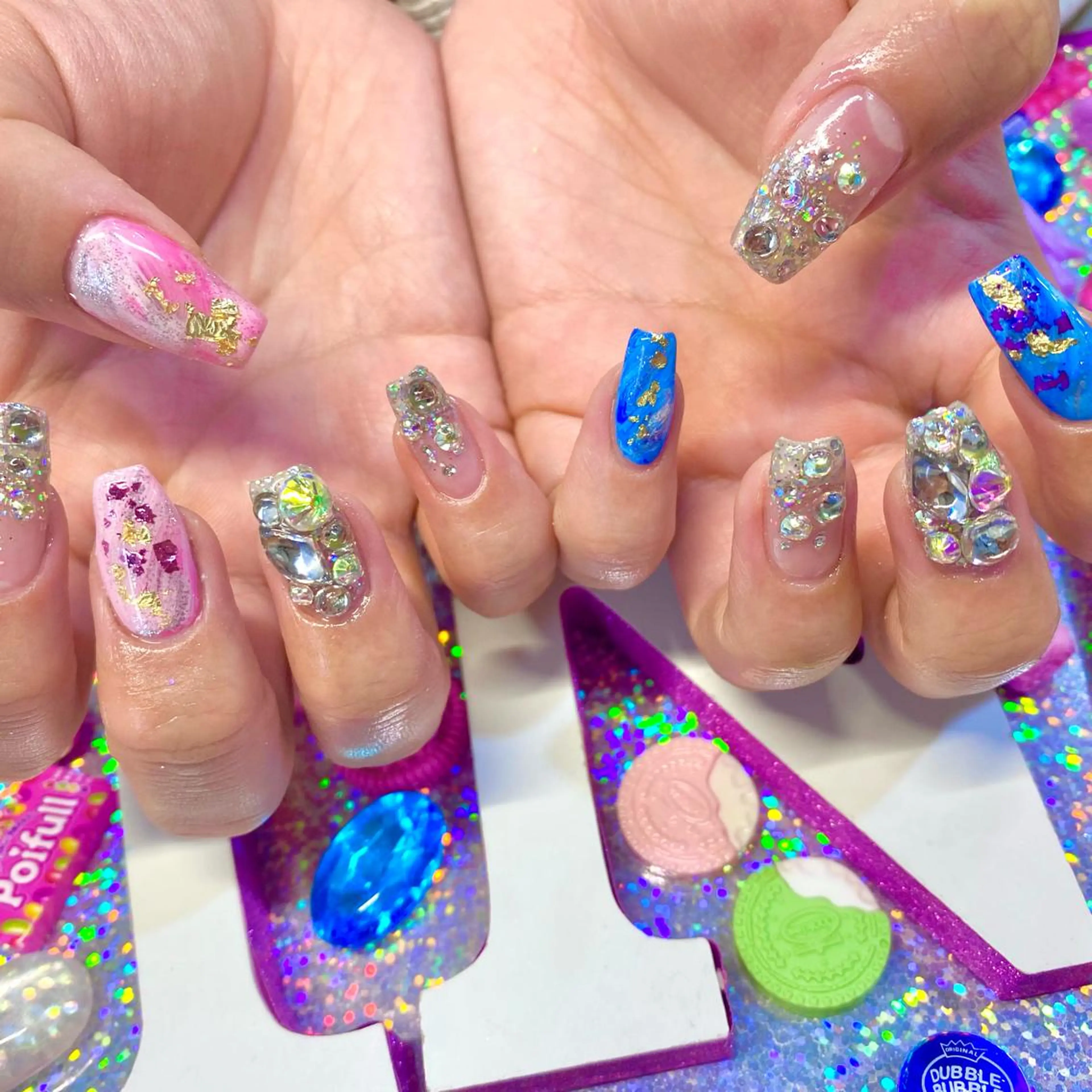 ネイル アートネイル クリアネイル ジェルネイル ニュアンスネイル オフィスネイル 8appy YUKITIN.Bのネイルデザイン