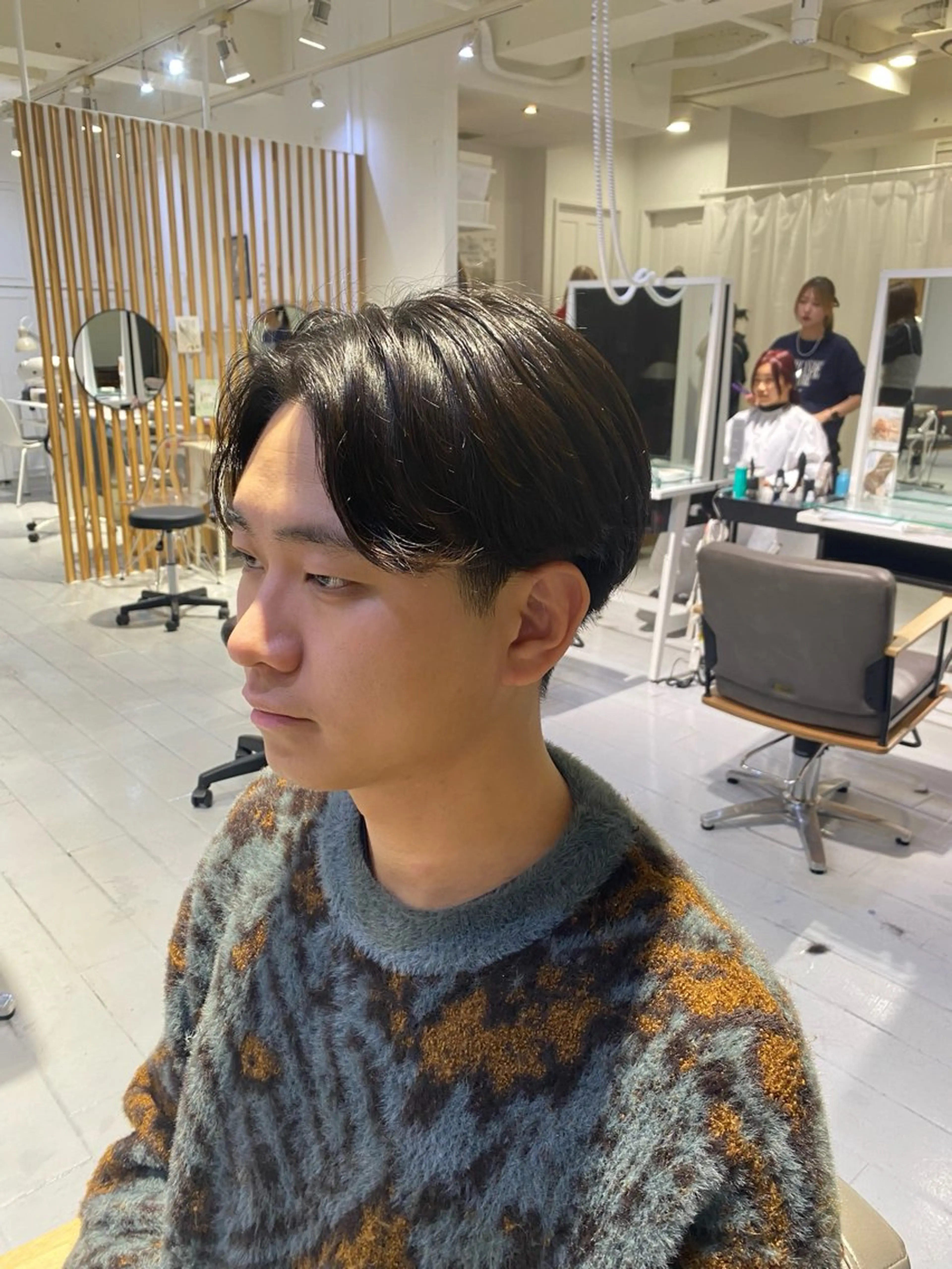 ショート パーマ メンズ カット パーマ 🇰🇷韓国風カット 🇰🇷　鈴木海斗のヘアスタイル