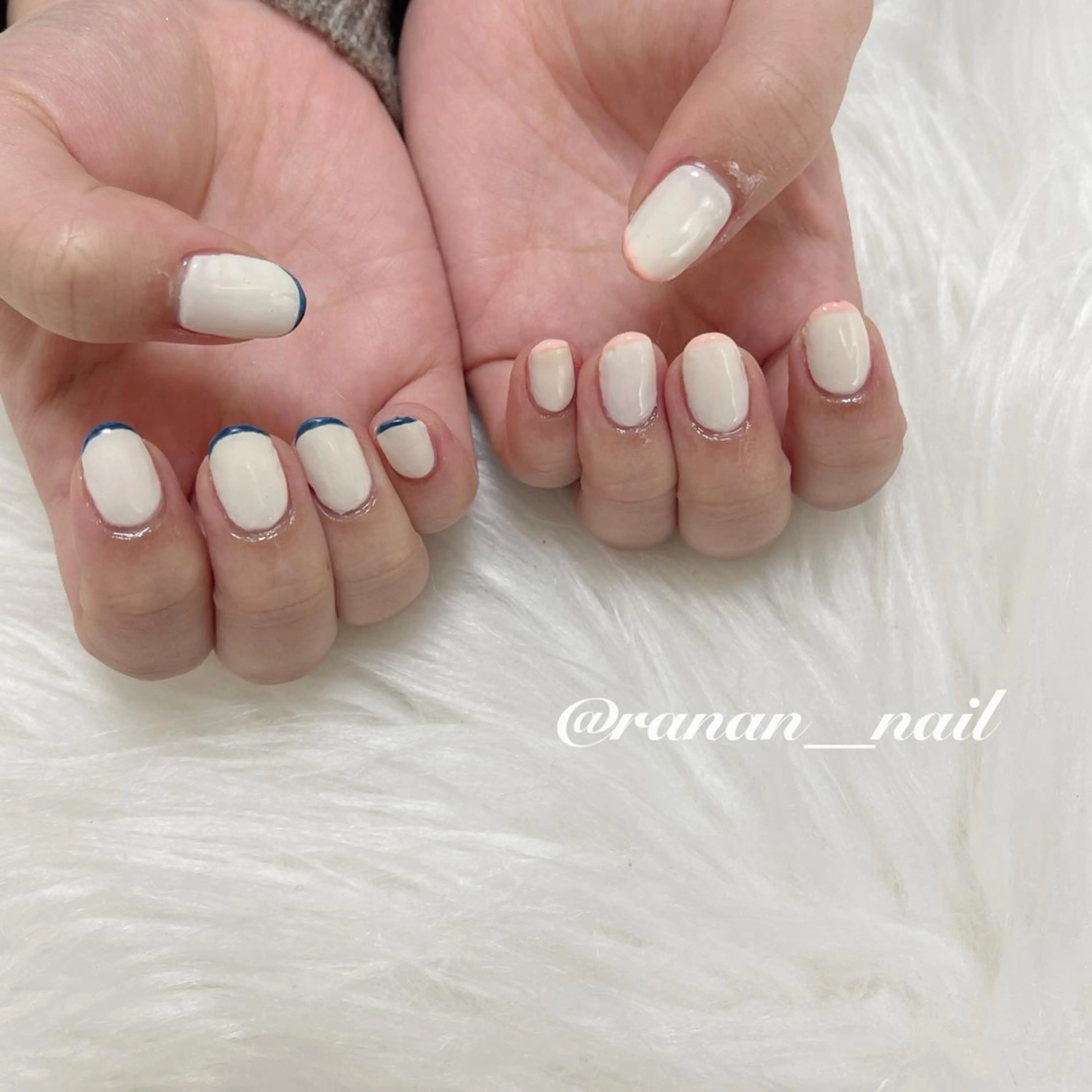 ネイル ハンドネイル 𝓇𝒶𝓃𝒶𝓃 𝓃𝒶𝒾𝓁のネイルデザイン