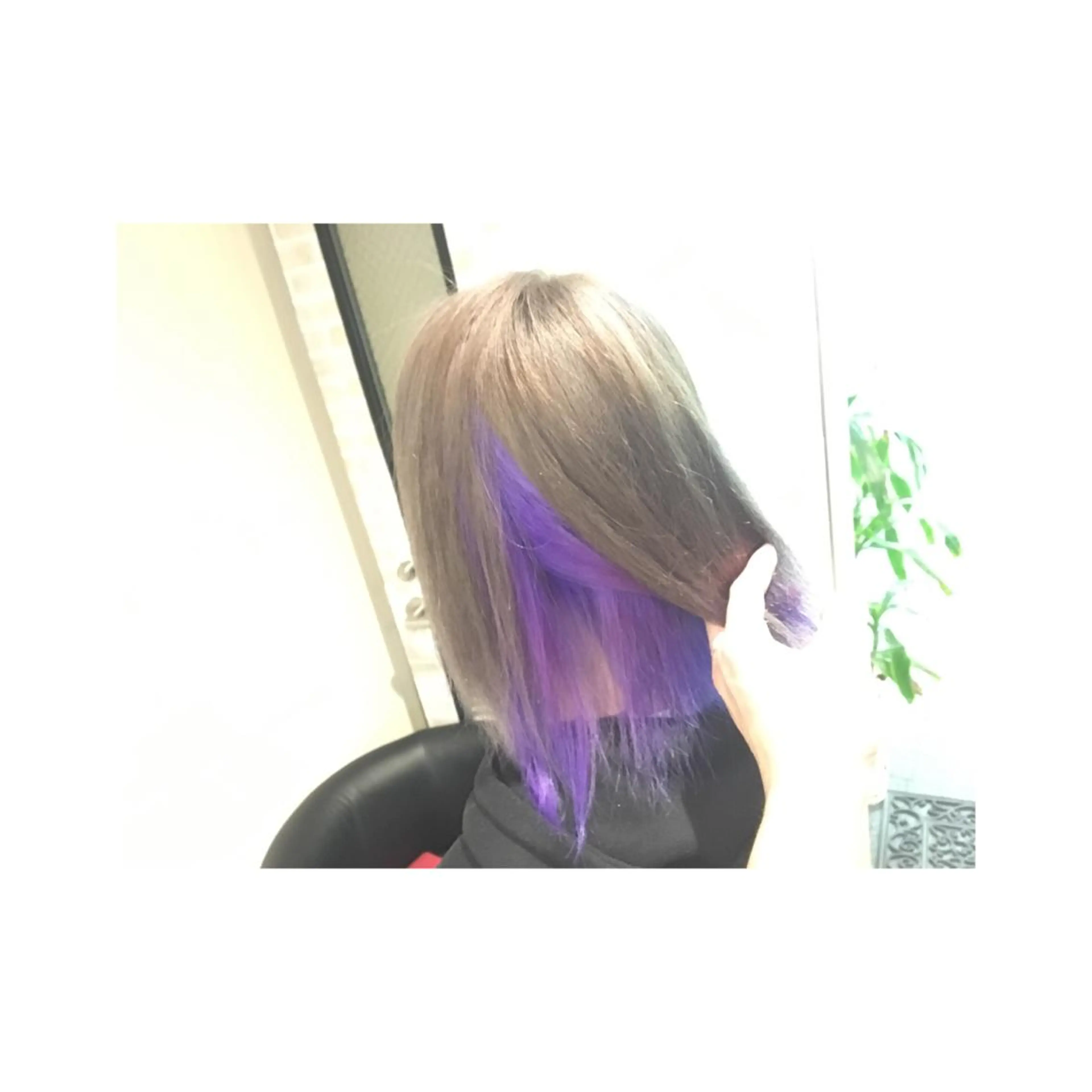 ミディアム カラー ヘアカラー トリートメント 💓シールエクステ for...のヘアスタイル