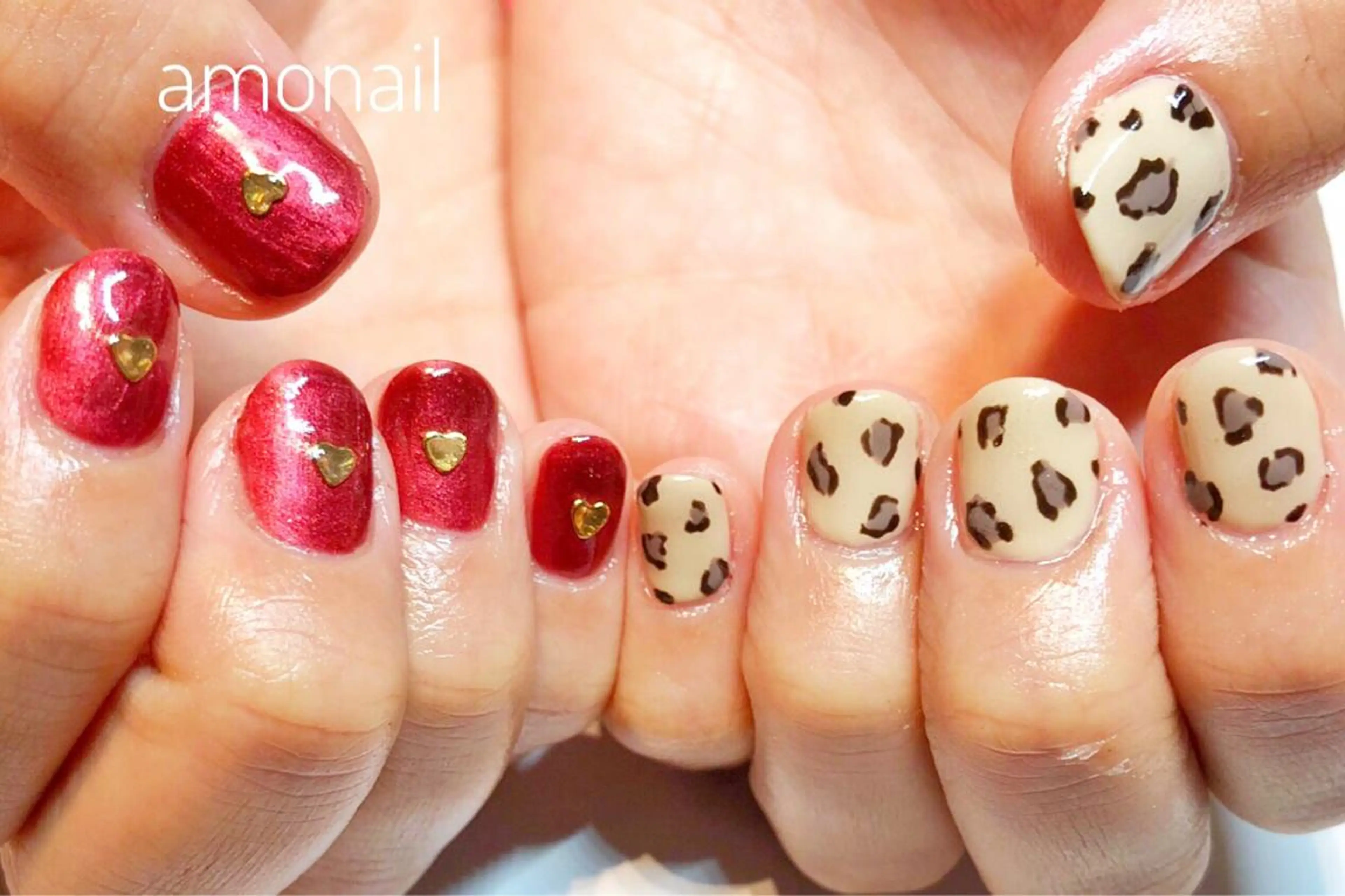 ネイル アニマル柄 ハンドネイル 唐笠 祥子のその他イメージ