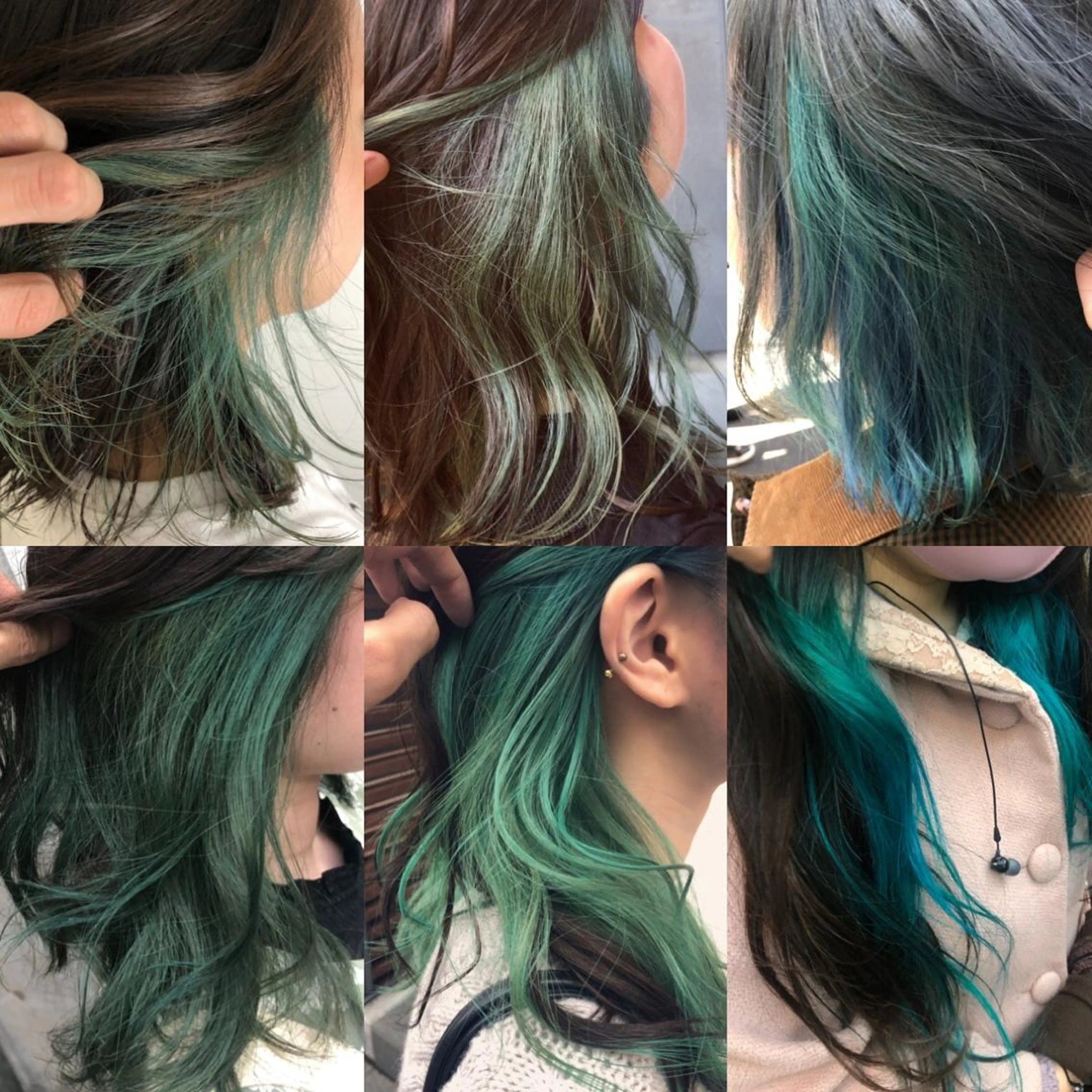 ミディアム カット ヘアカラー トリートメント 原宿サロン代表 デザインカラー伊藤卓のヘアスタイル