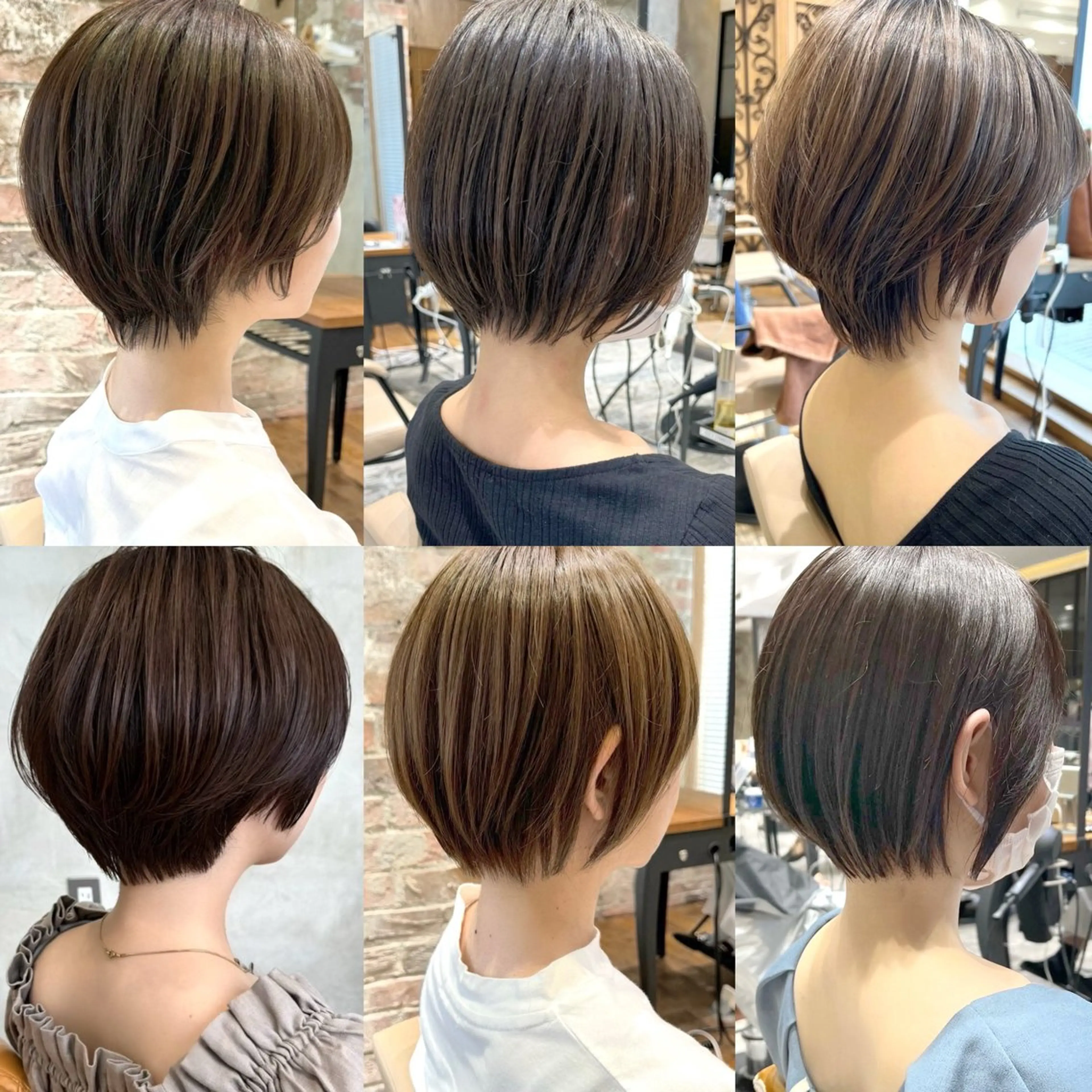 ショート カラー カット ヘアカラー トリートメント 💍新宿ショート 💍岩田莉奈のヘアスタイル